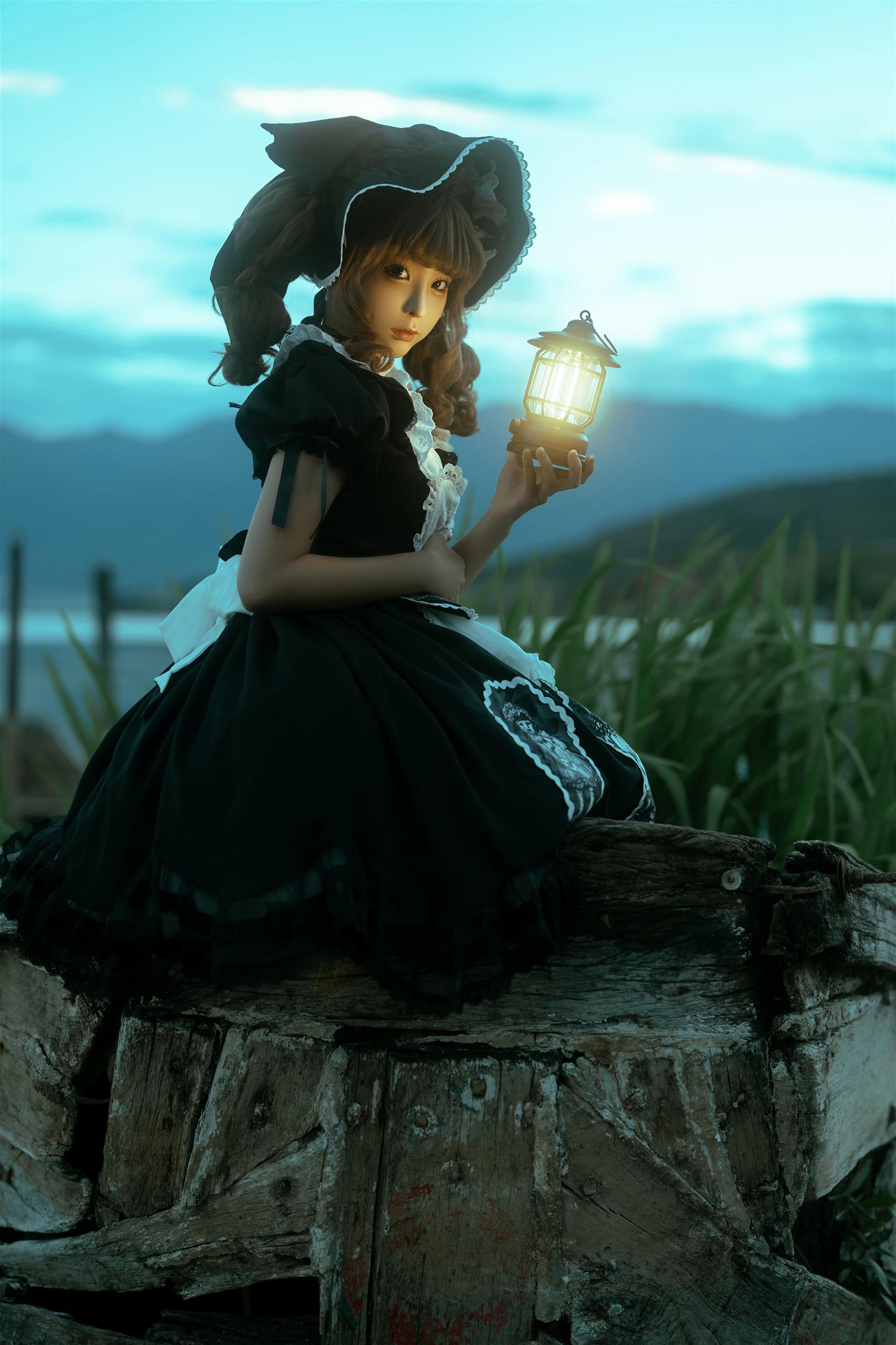 蠢沫沫 洱海黑色 [17P-92MB]