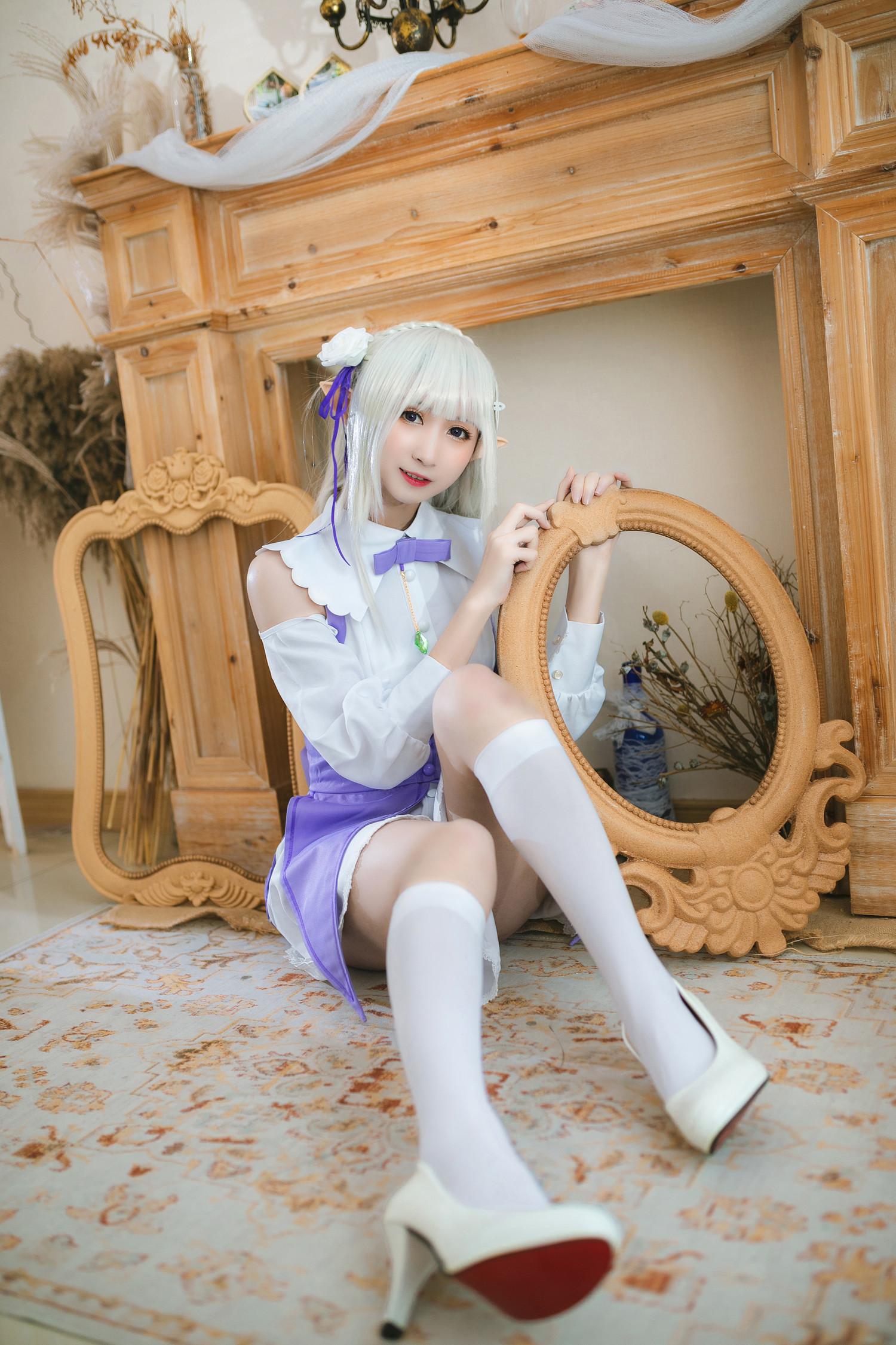 贝儿酱Miki - 艾米莉亚 [50P]