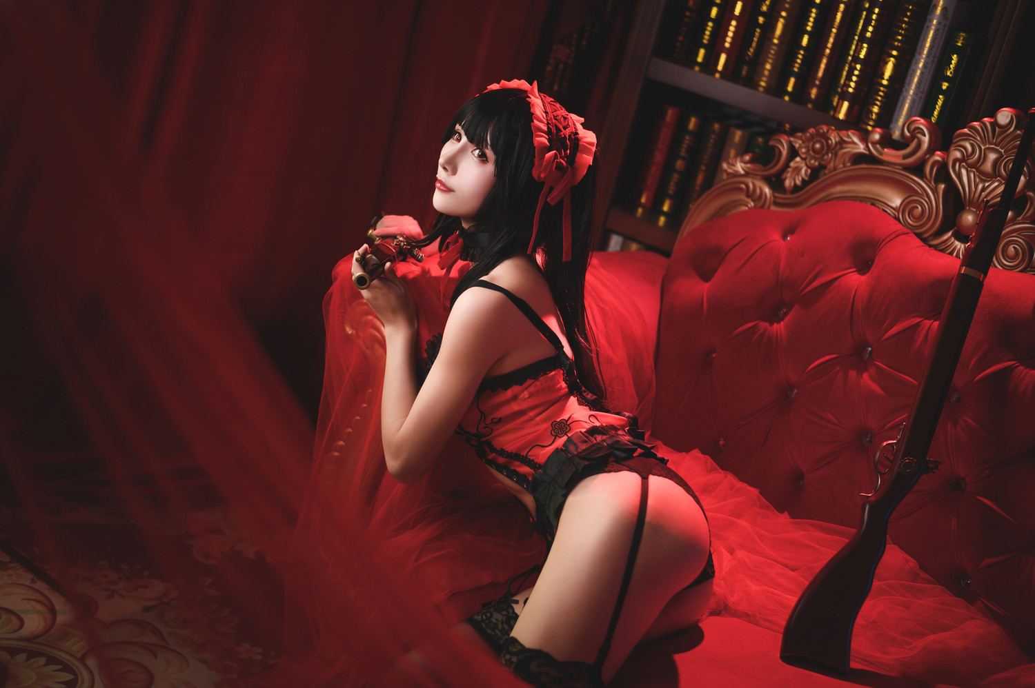 雅祈 - 狂三睡衣 [19P]