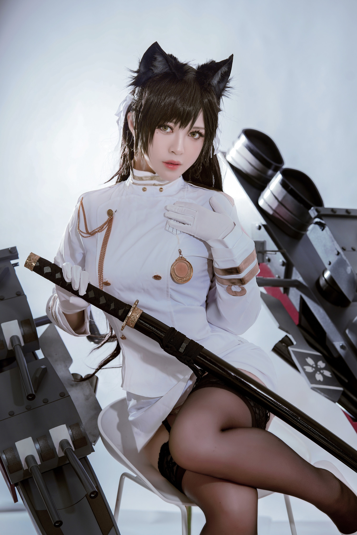 半半子 – 愛宕艦装 [45P]