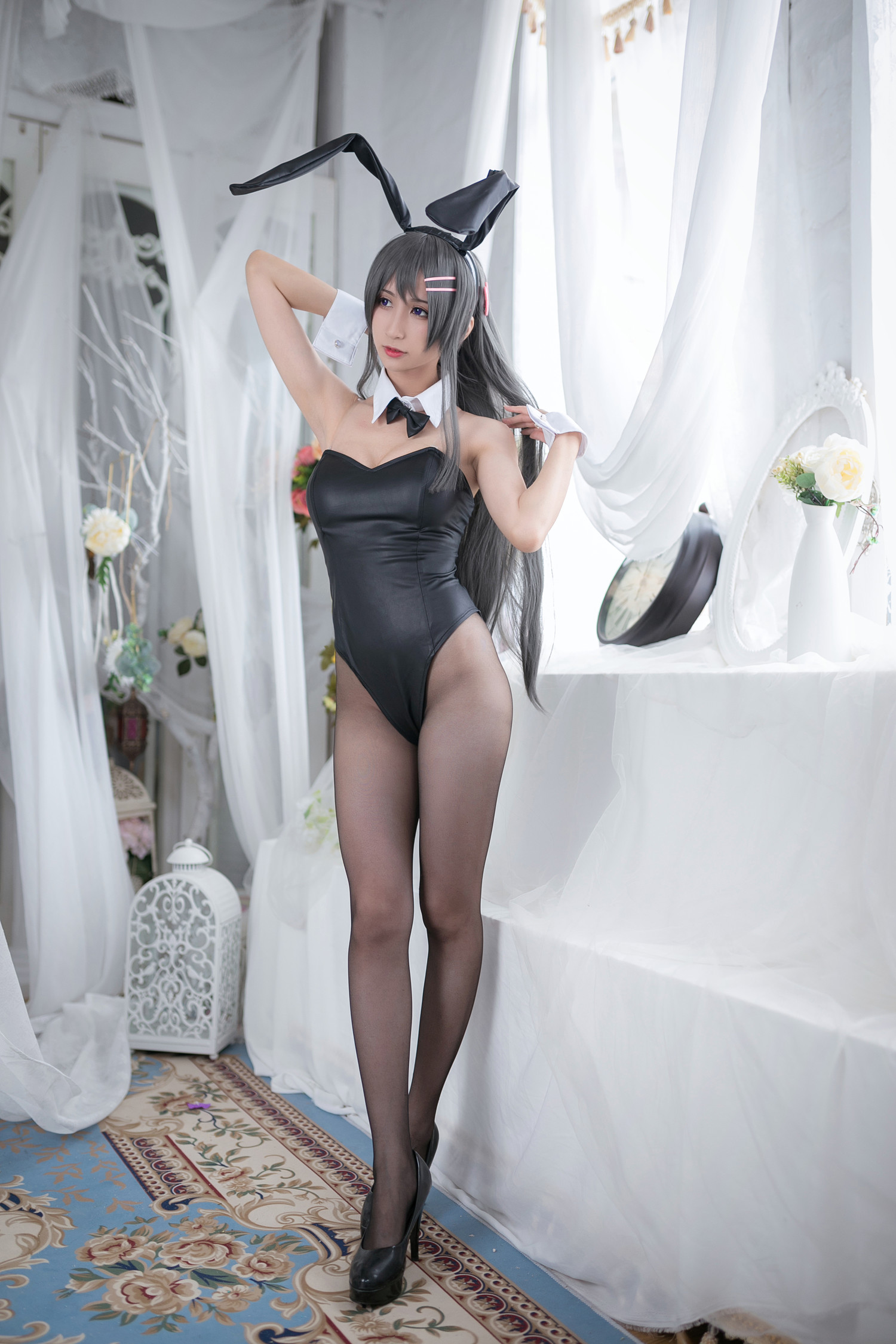 贝儿酱Miki - 麻衣学姐兔女郎 [33P]