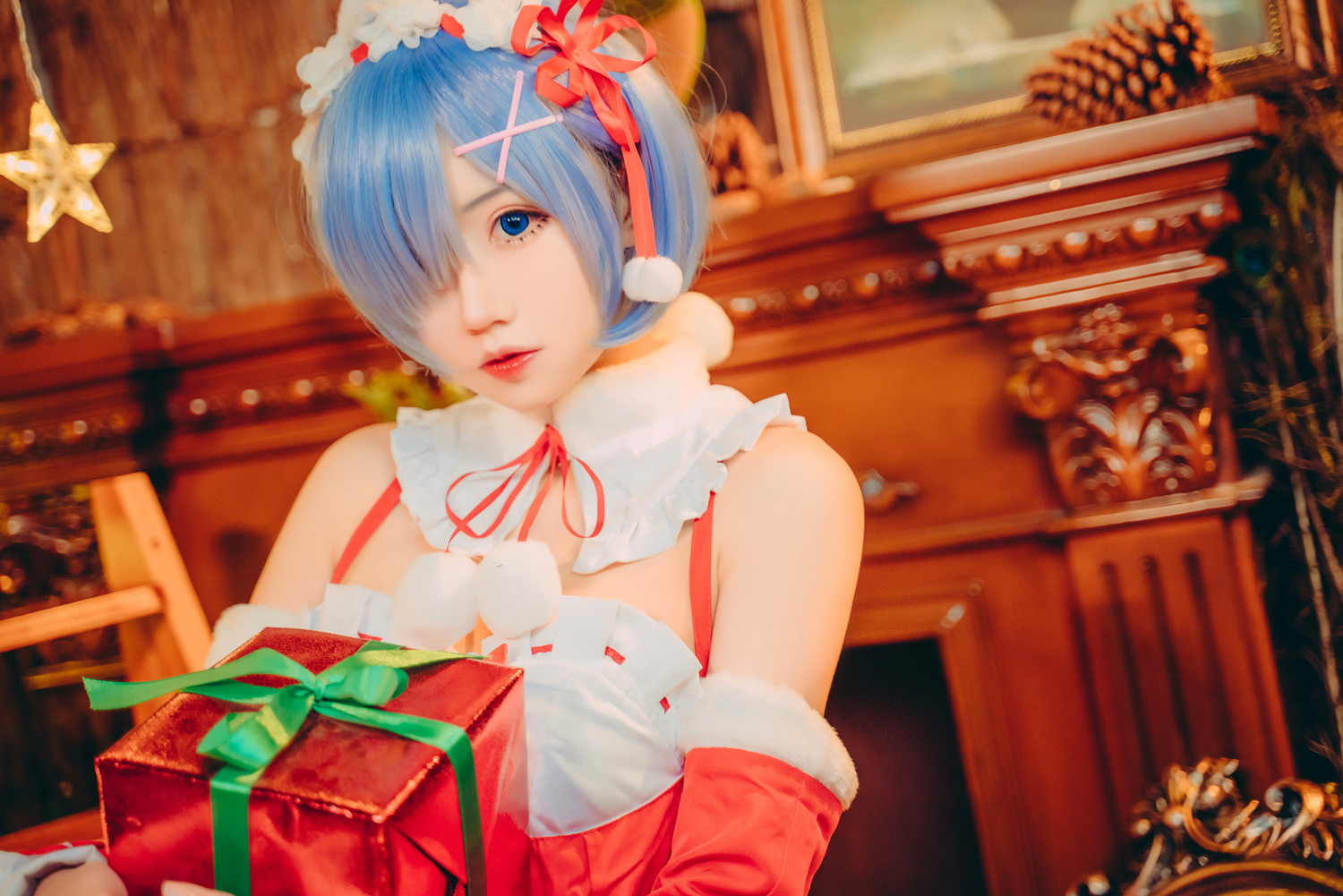 猫君君_MaoJun - 蕾姆圣诞 [55P]