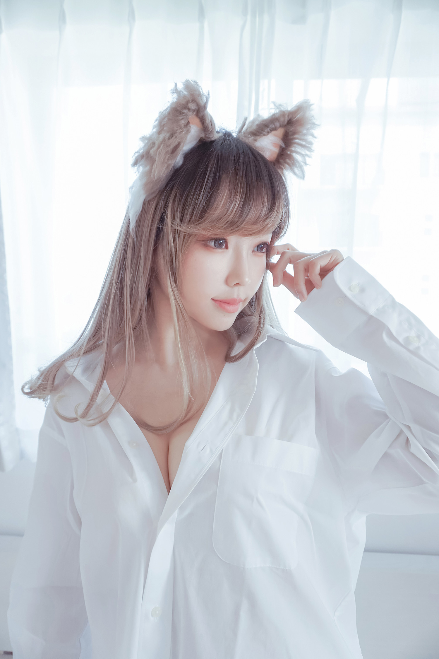 ElyEE子 – white – shirt [74P]