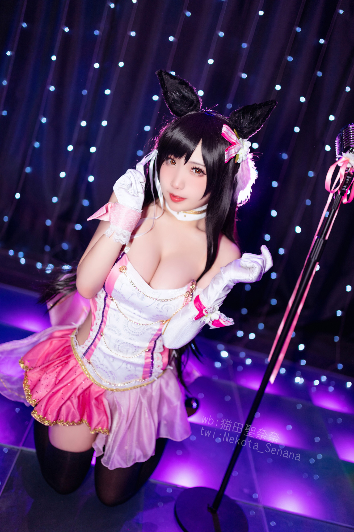 猫田圣奈奈 - 爱宕 偶像打歌服 [26P]