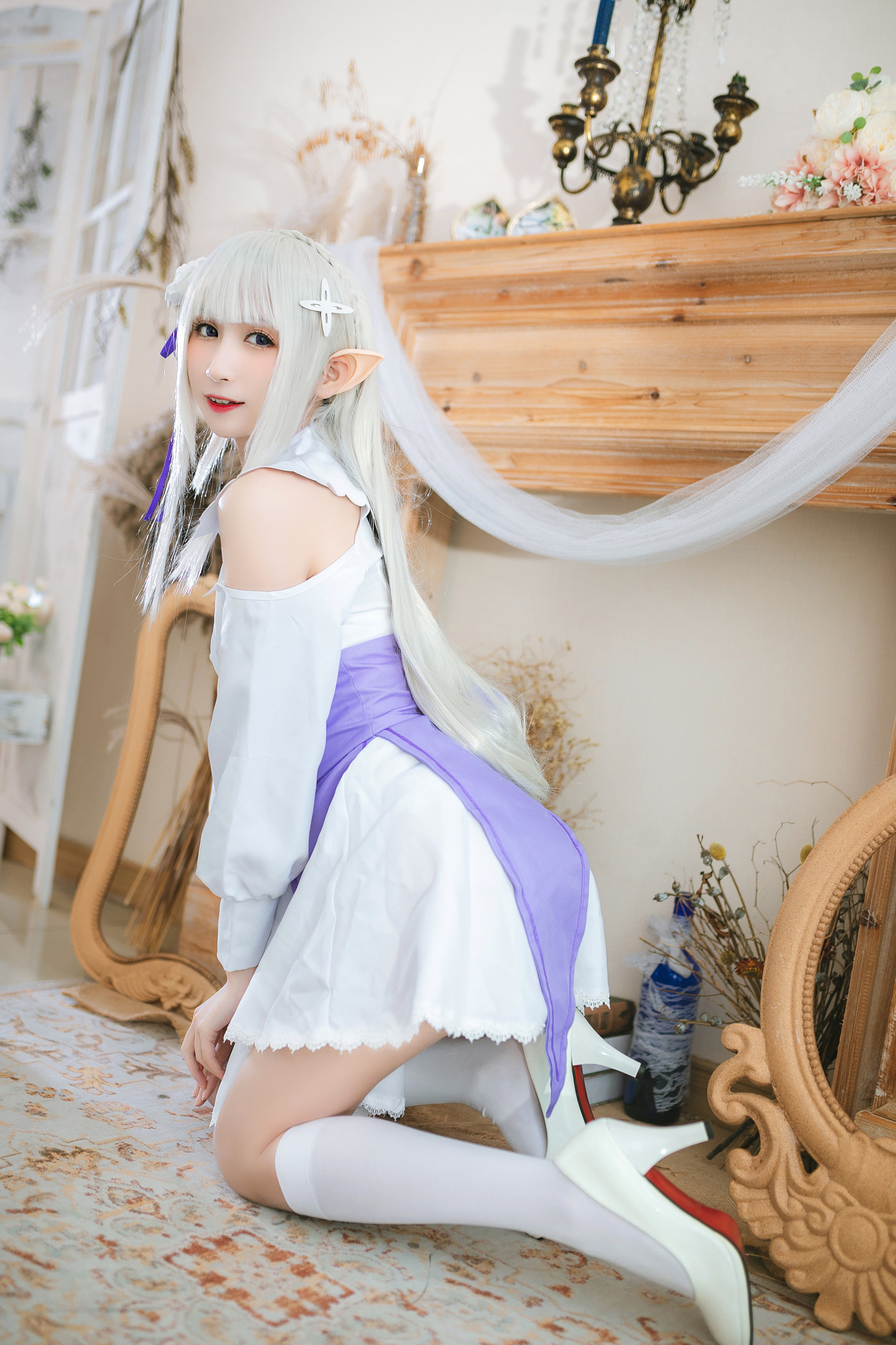 贝儿酱Miki - 艾米莉亚 [50P]