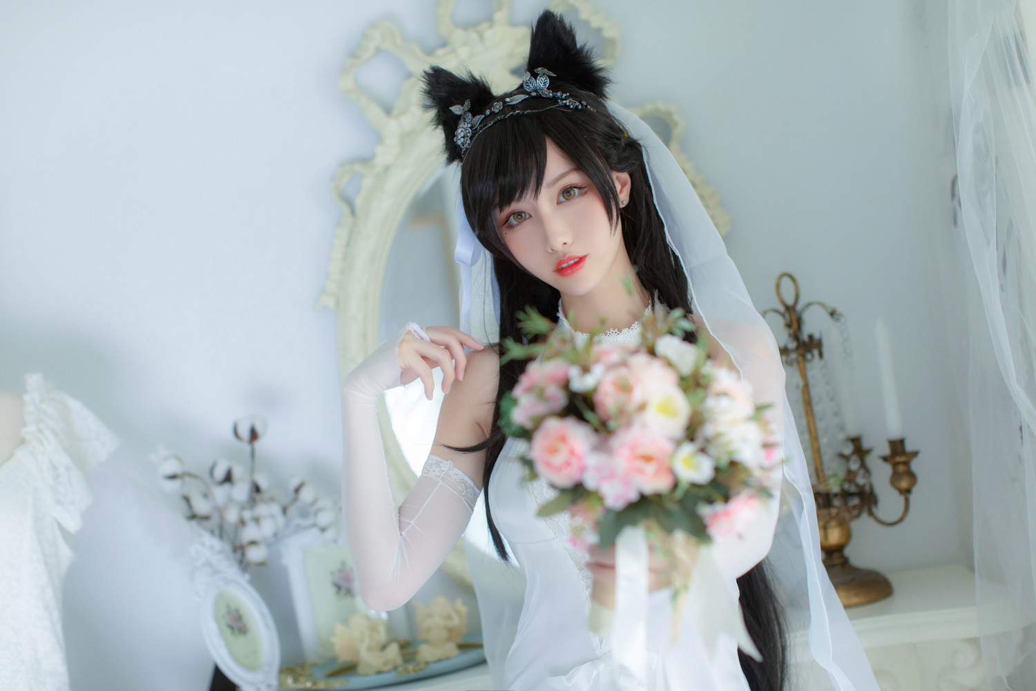 维池娘娘 - 爱宕婚纱 [16P]