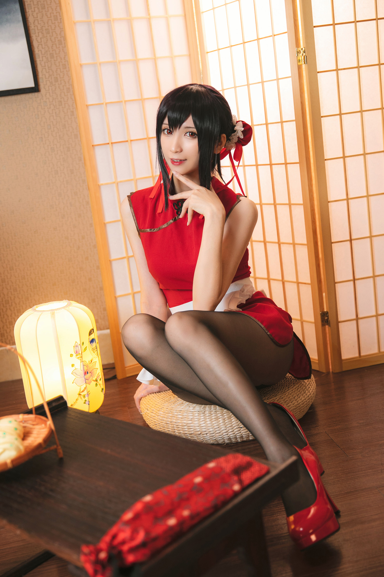 贝儿酱Miki - 霞之丘诗羽旗袍 [20P]