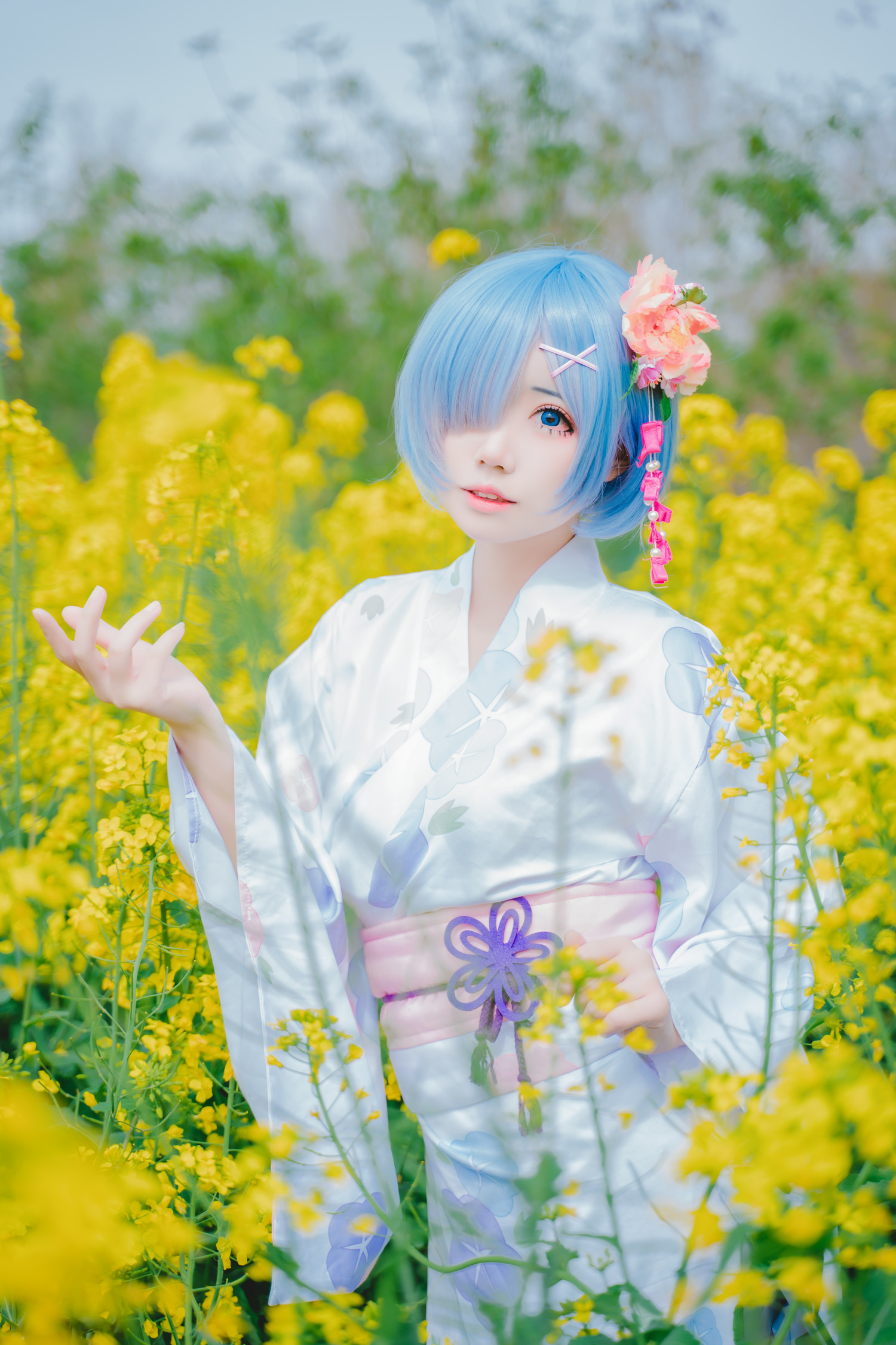 猫君君_MaoJun – 蕾姆浴衣 [33P]