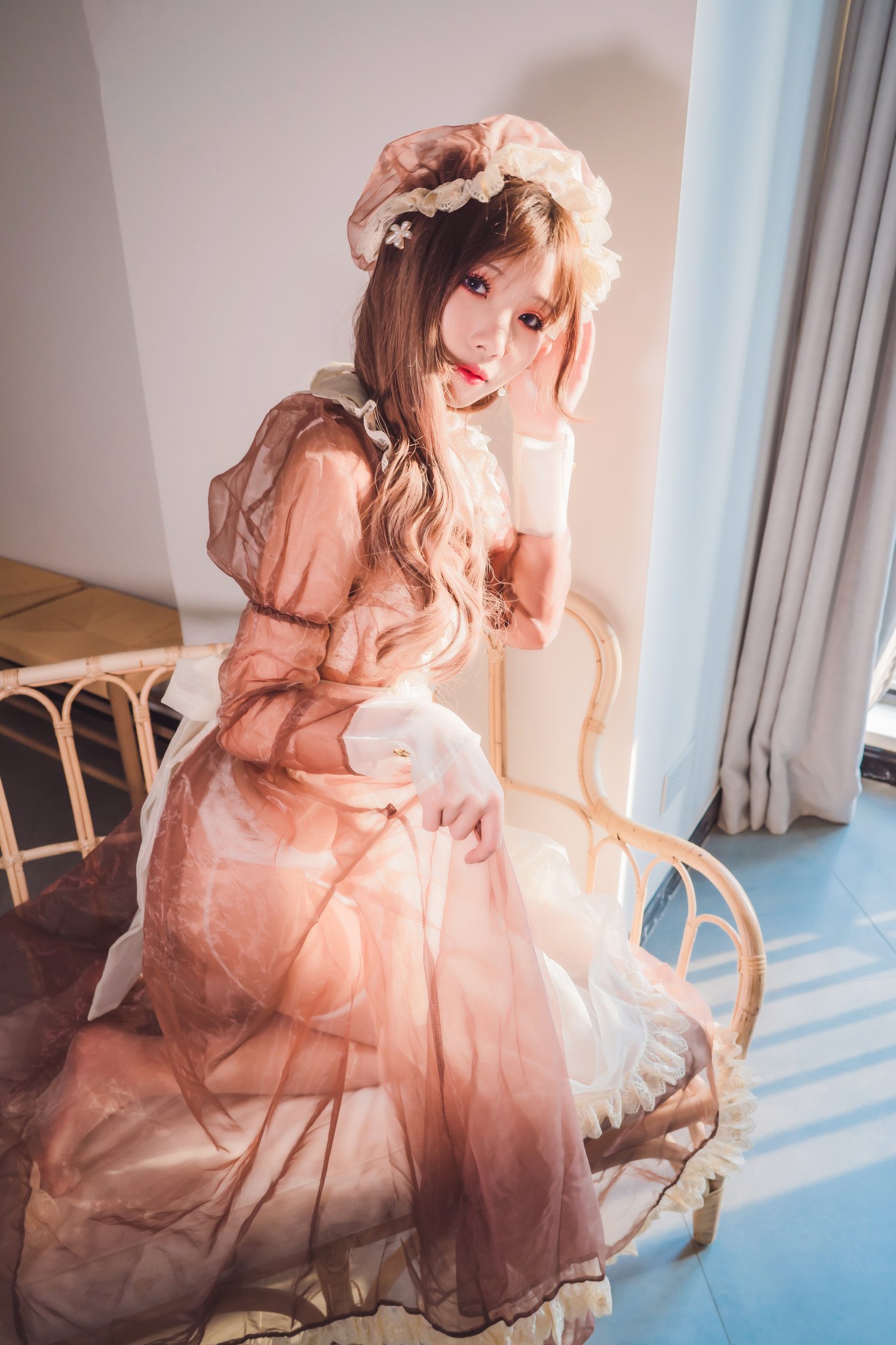 墨玉-M - 棕色透明女仆 [33P]