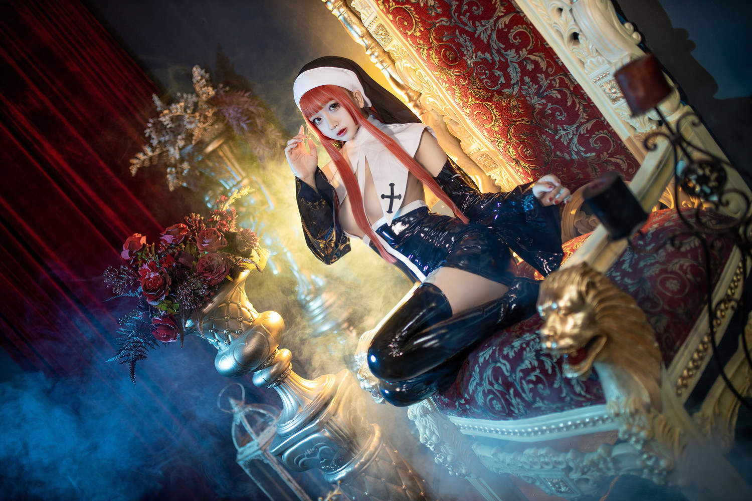 日奈娇 - 黑暗修女 [46P]