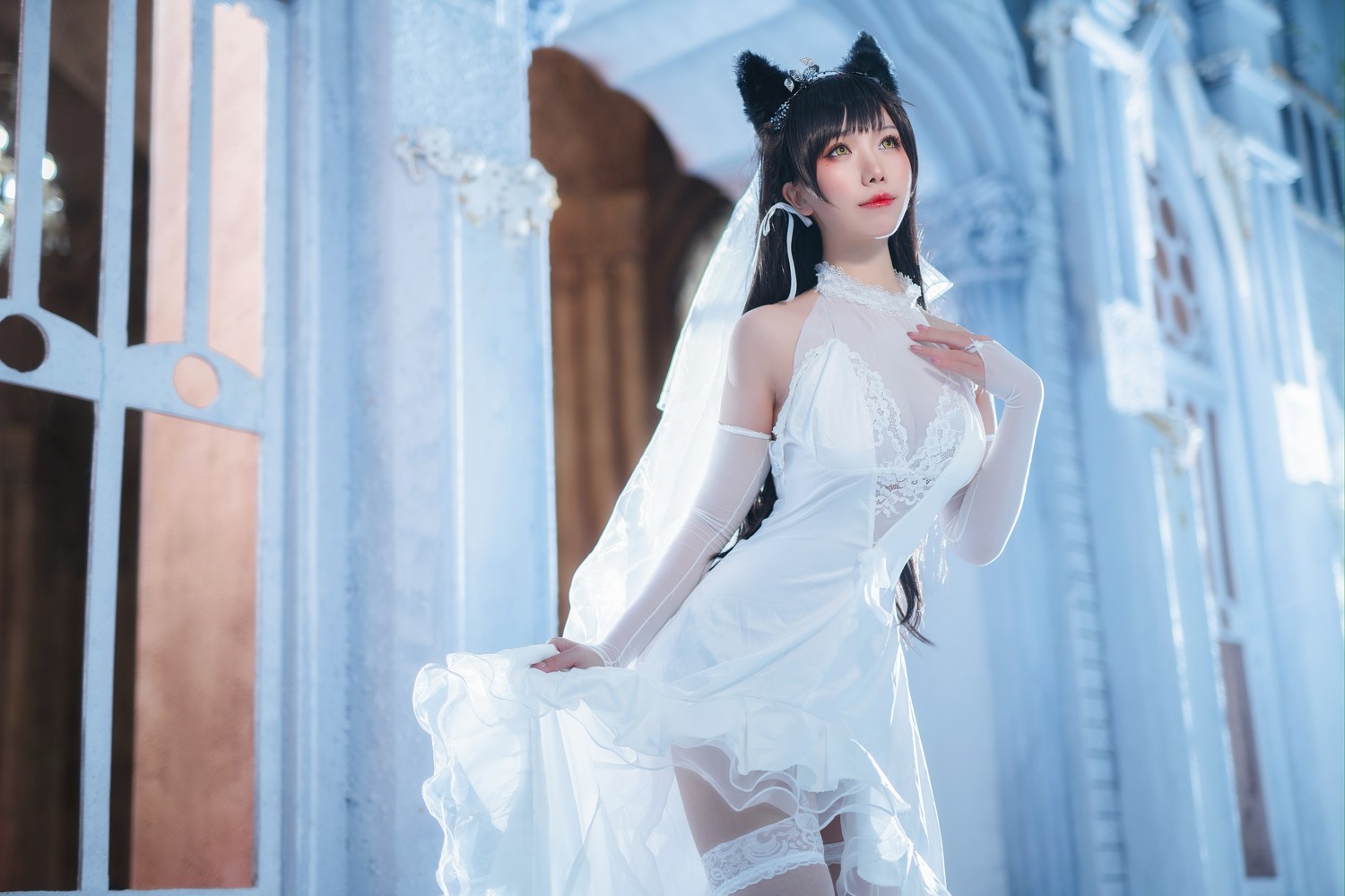 芋圆侑子 - 爱宕婚纱 [12P]