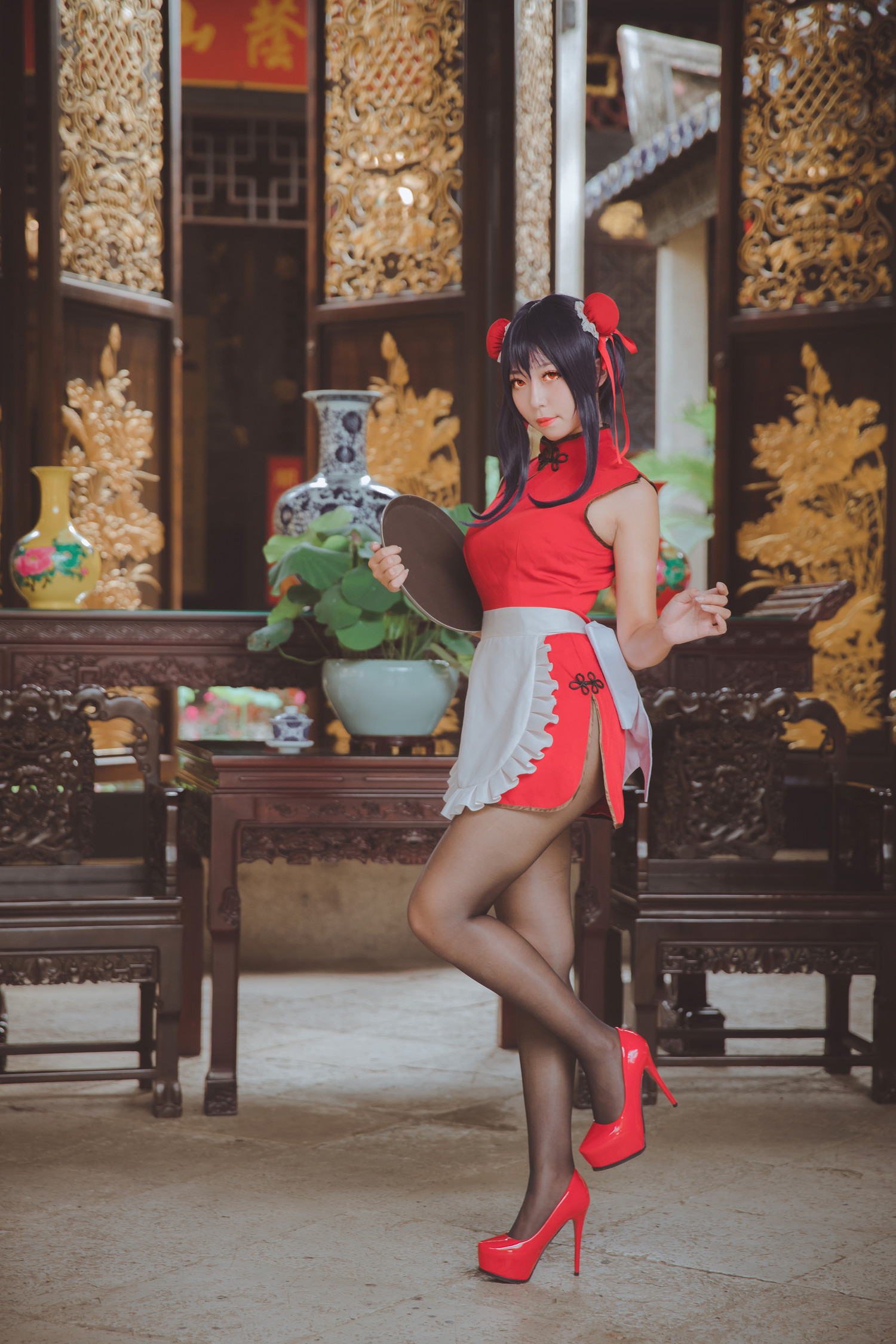 Money冷冷 – 诗羽旗袍 [14P]