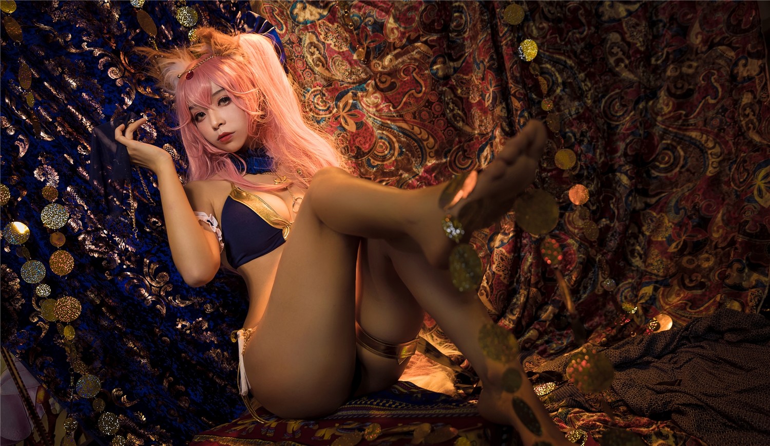 特软儿Sona - 玉藻前泳装舞娘 [20P]