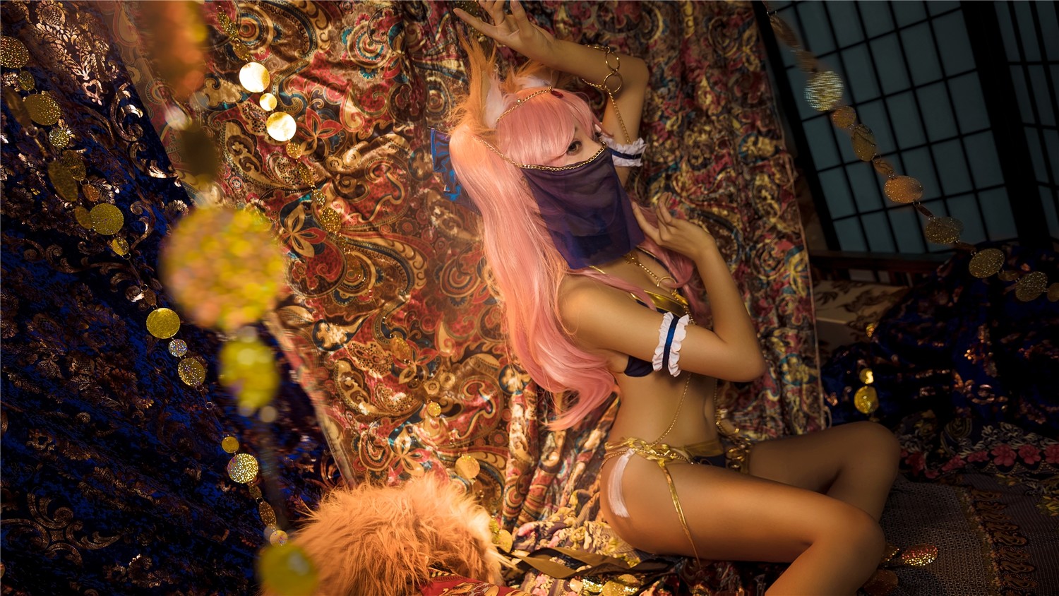 特软儿Sona - 玉藻前泳装舞娘 [20P]