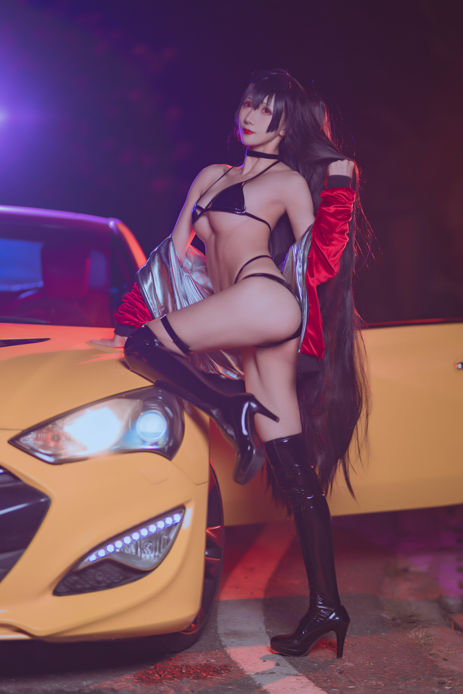 雅祈 – 碧蓝航线大凤赛车 [18P]