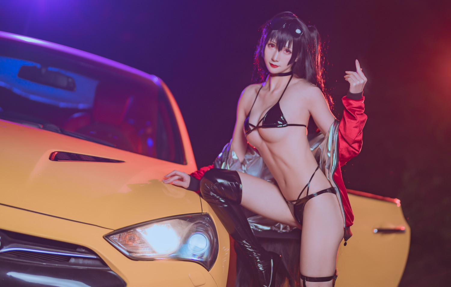 雅祈 - 碧蓝航线大凤赛车 [18P]