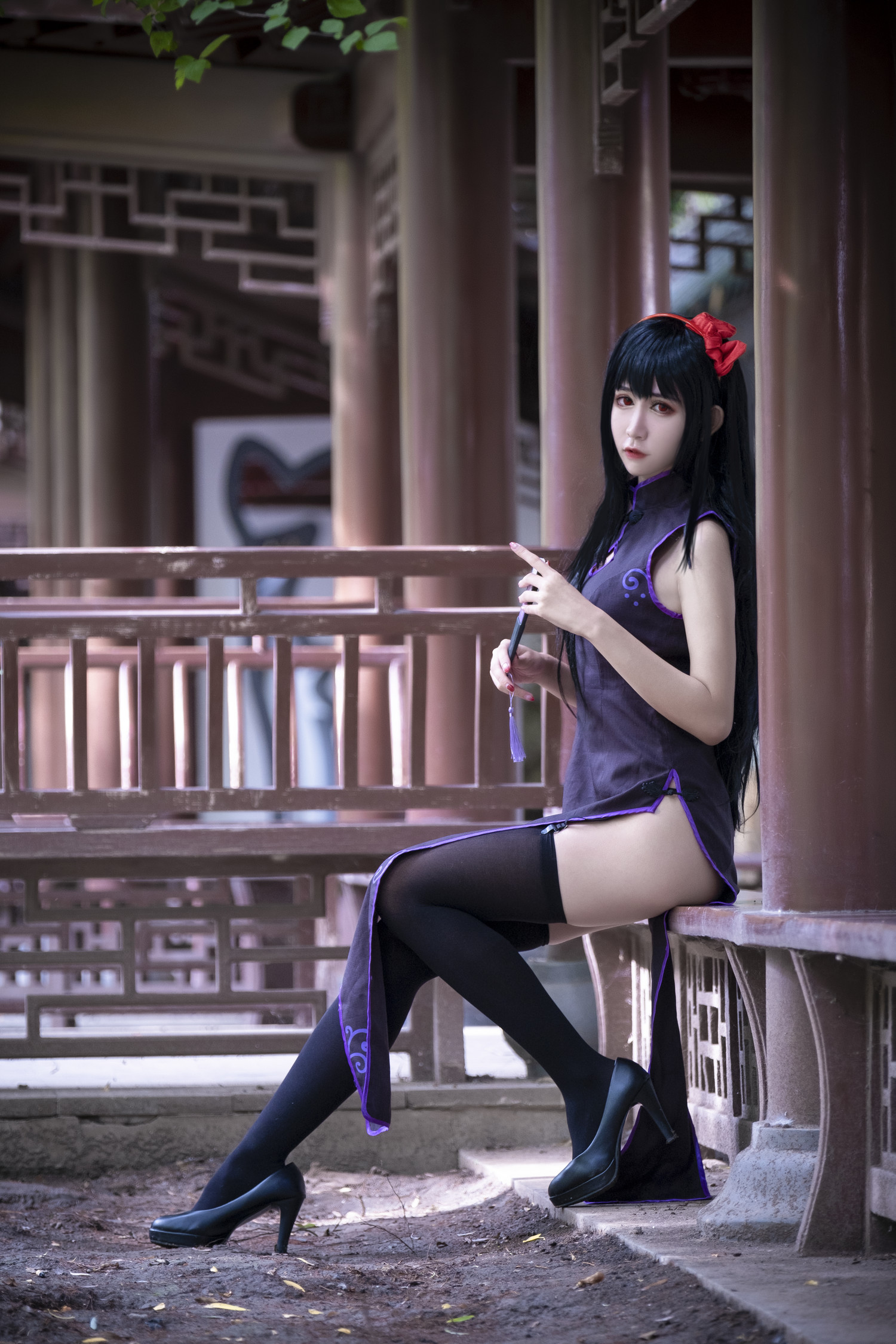 阮邑_Fairy - 晓美焰旗袍 [18P]