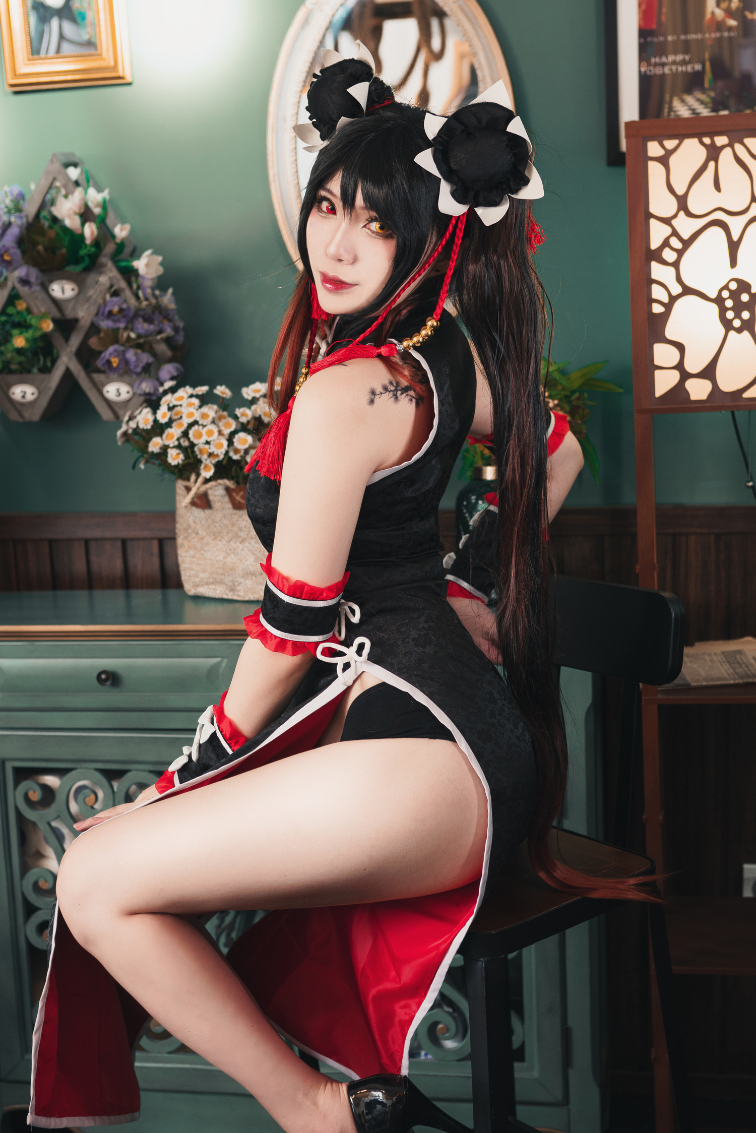 羊大真人 – 狂三黑旗袍 [19P]