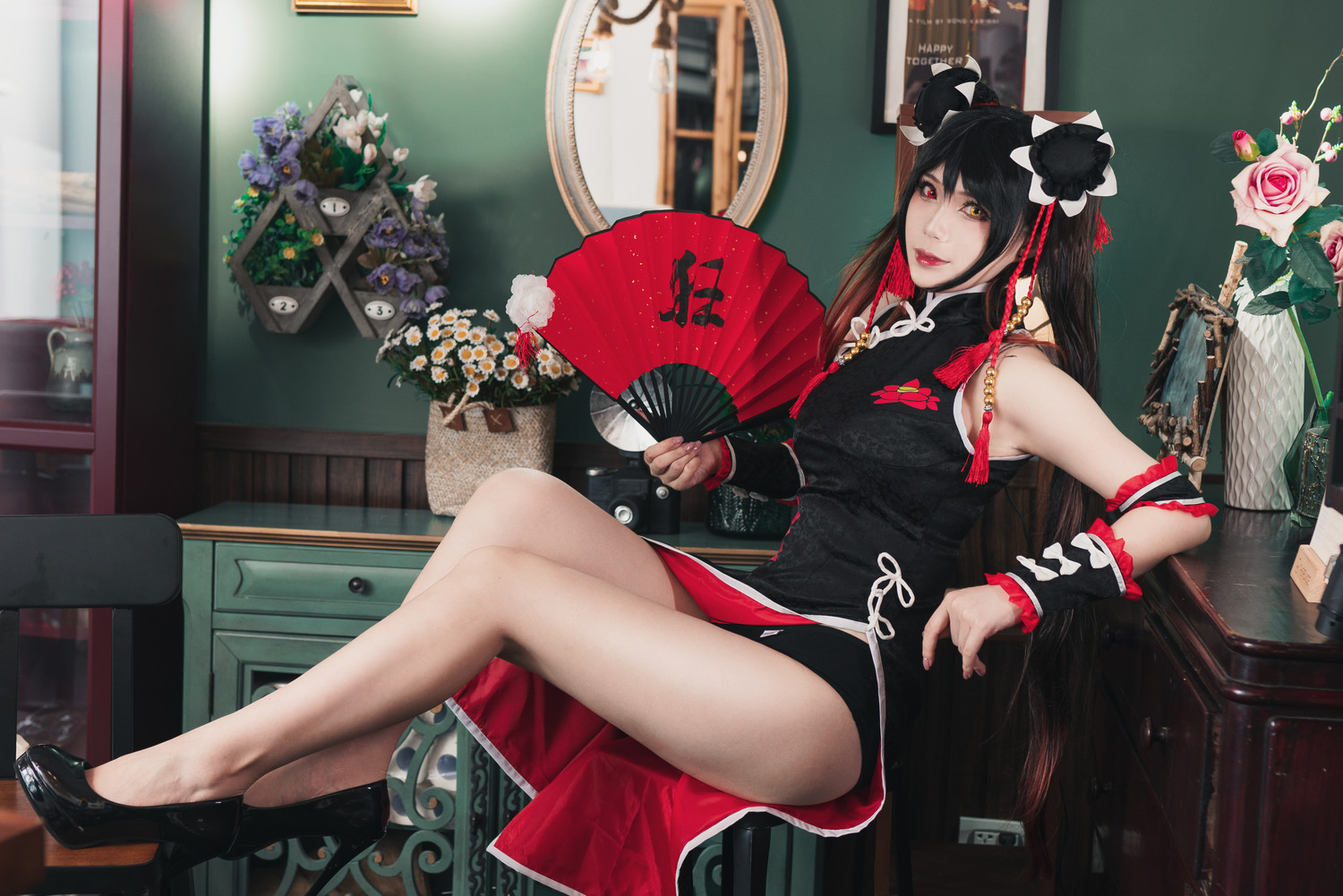 羊大真人 - 狂三黑旗袍 [19P]