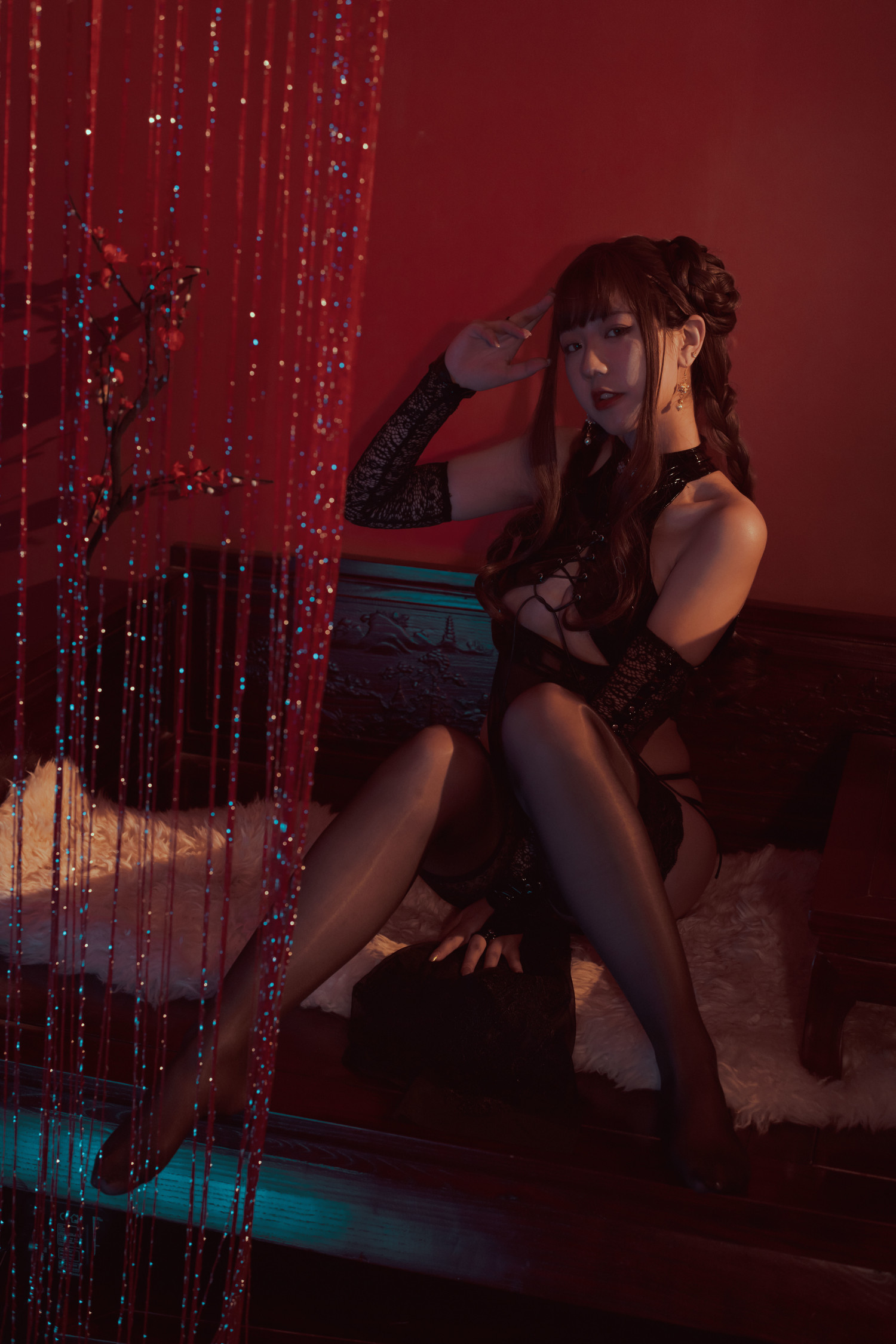 蓝沂 - 靡烟旗袍 [35P]