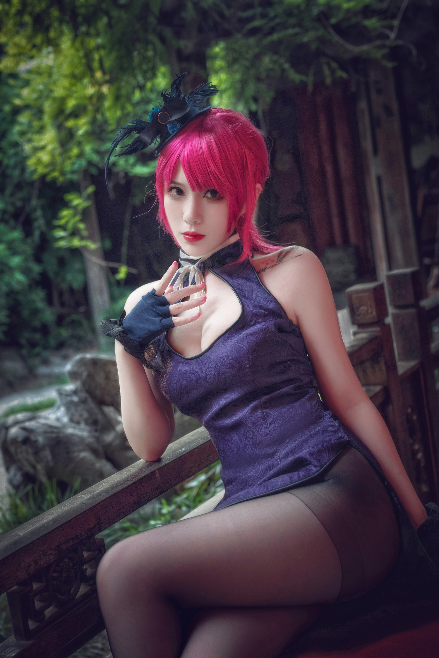 羊大真人 - 黑太子旗袍 [12P]