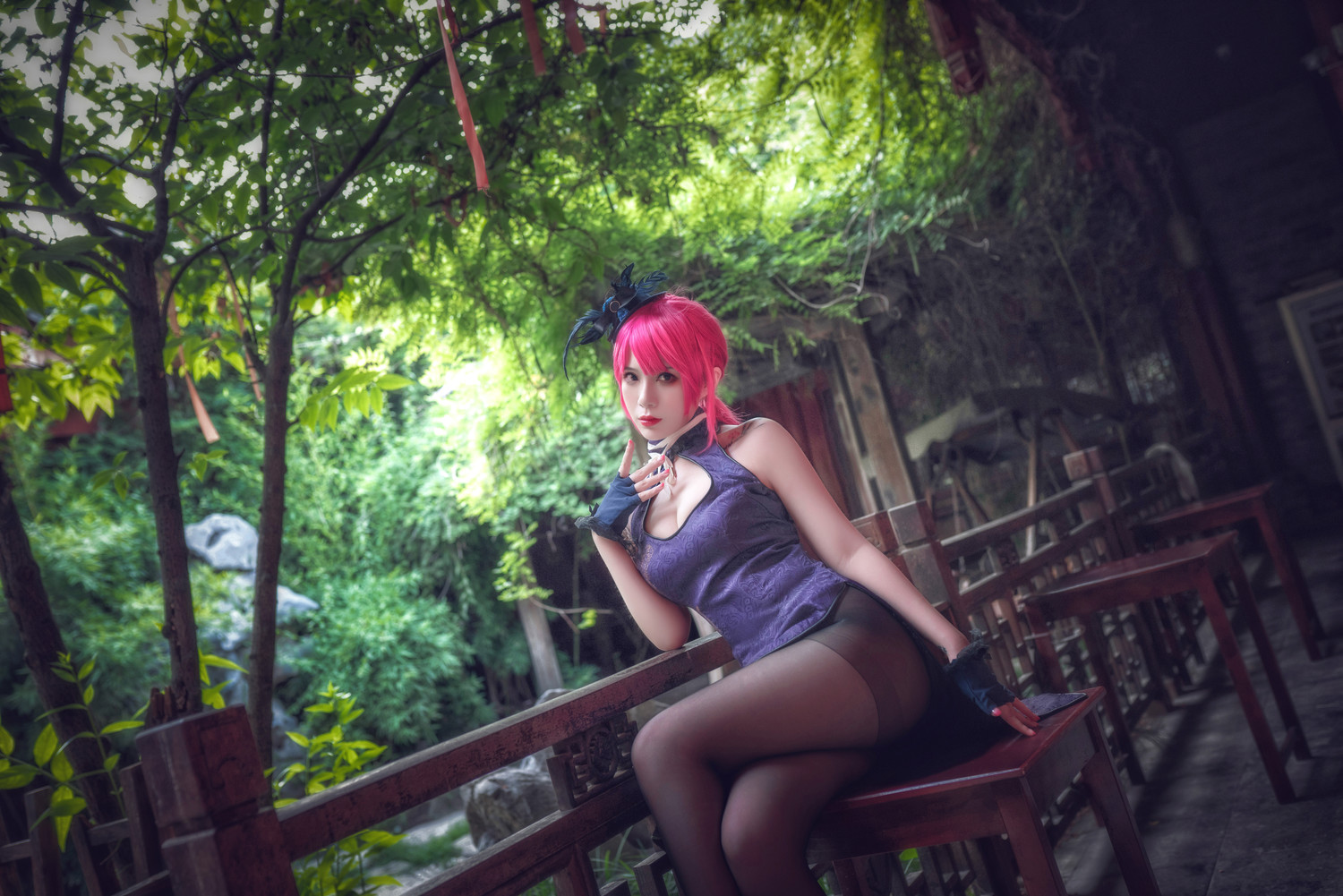 羊大真人 - 黑太子旗袍 [12P]