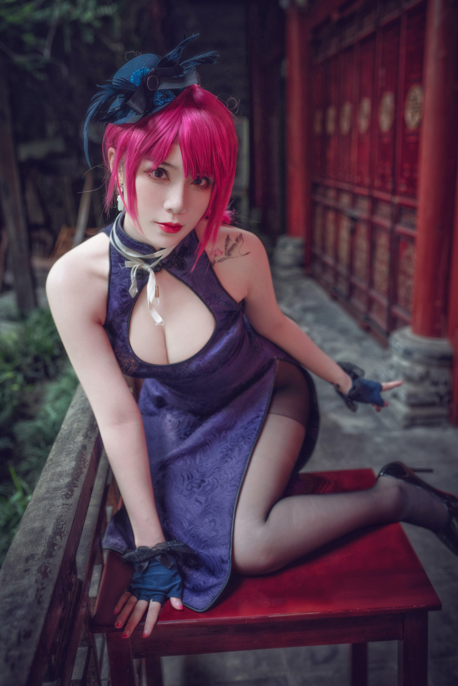 羊大真人 - 黑太子旗袍 [12P]