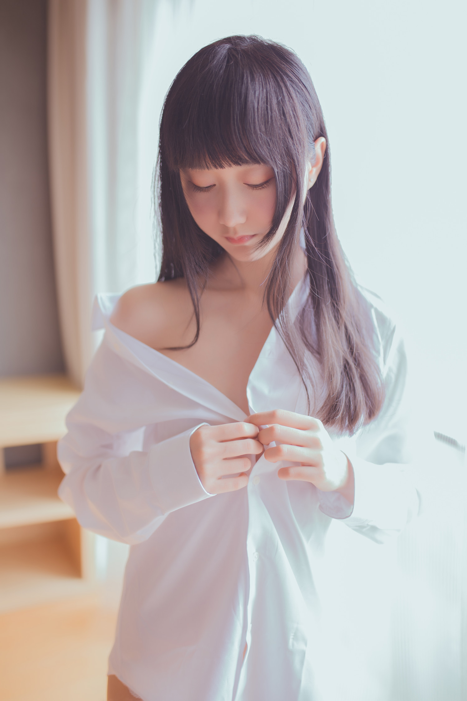 木绵绵OwO - 白衬衣 [33P]