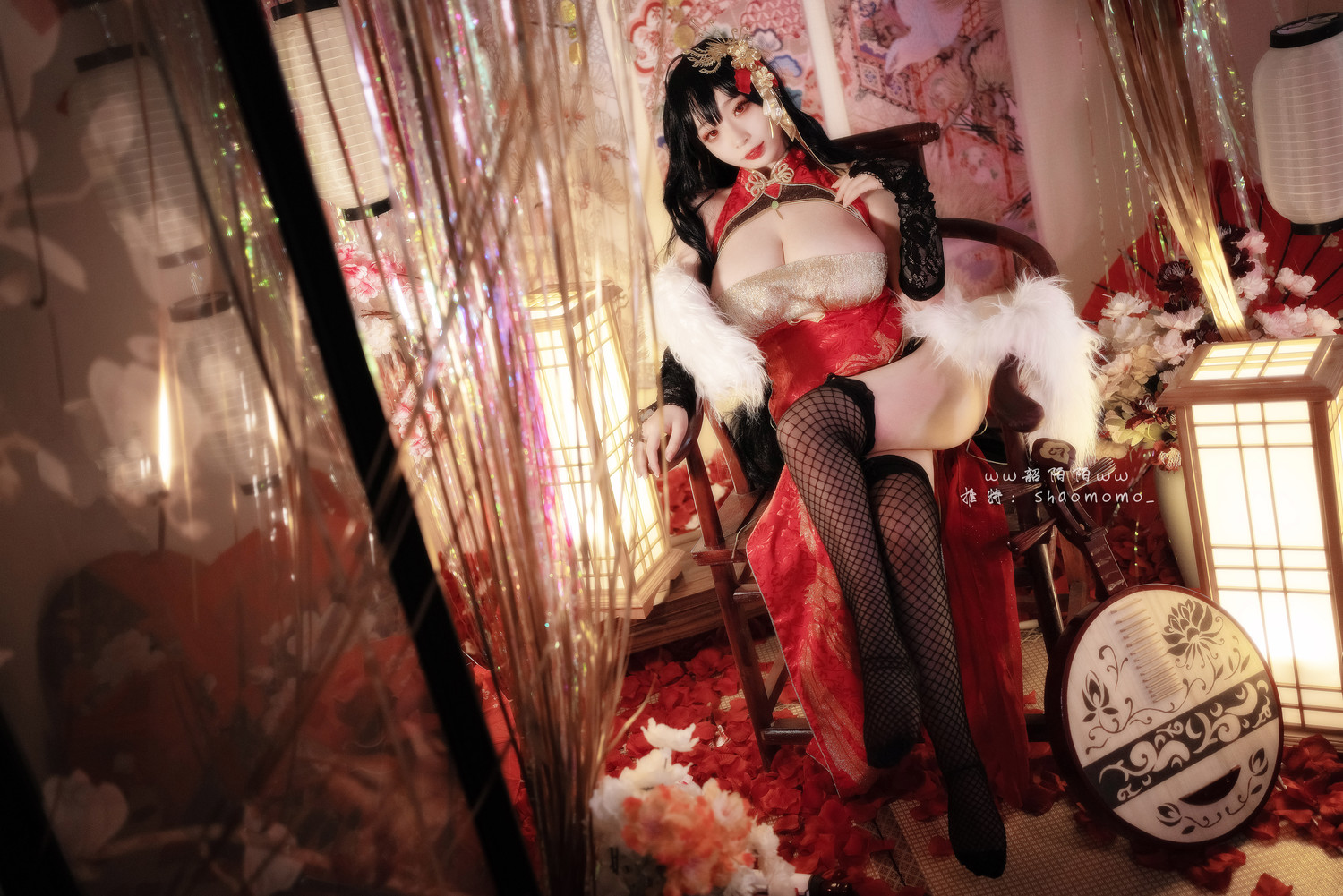 韶陌陌 - 大凤旗袍 [20P]