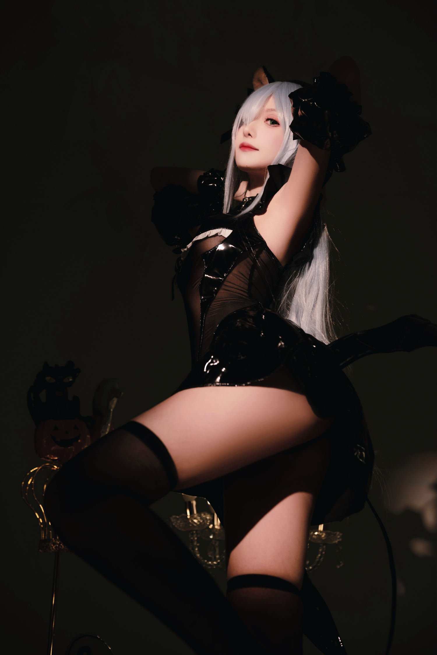 Shika小鹿鹿 万圣喵喵惊悚夜 [20P-116MB]