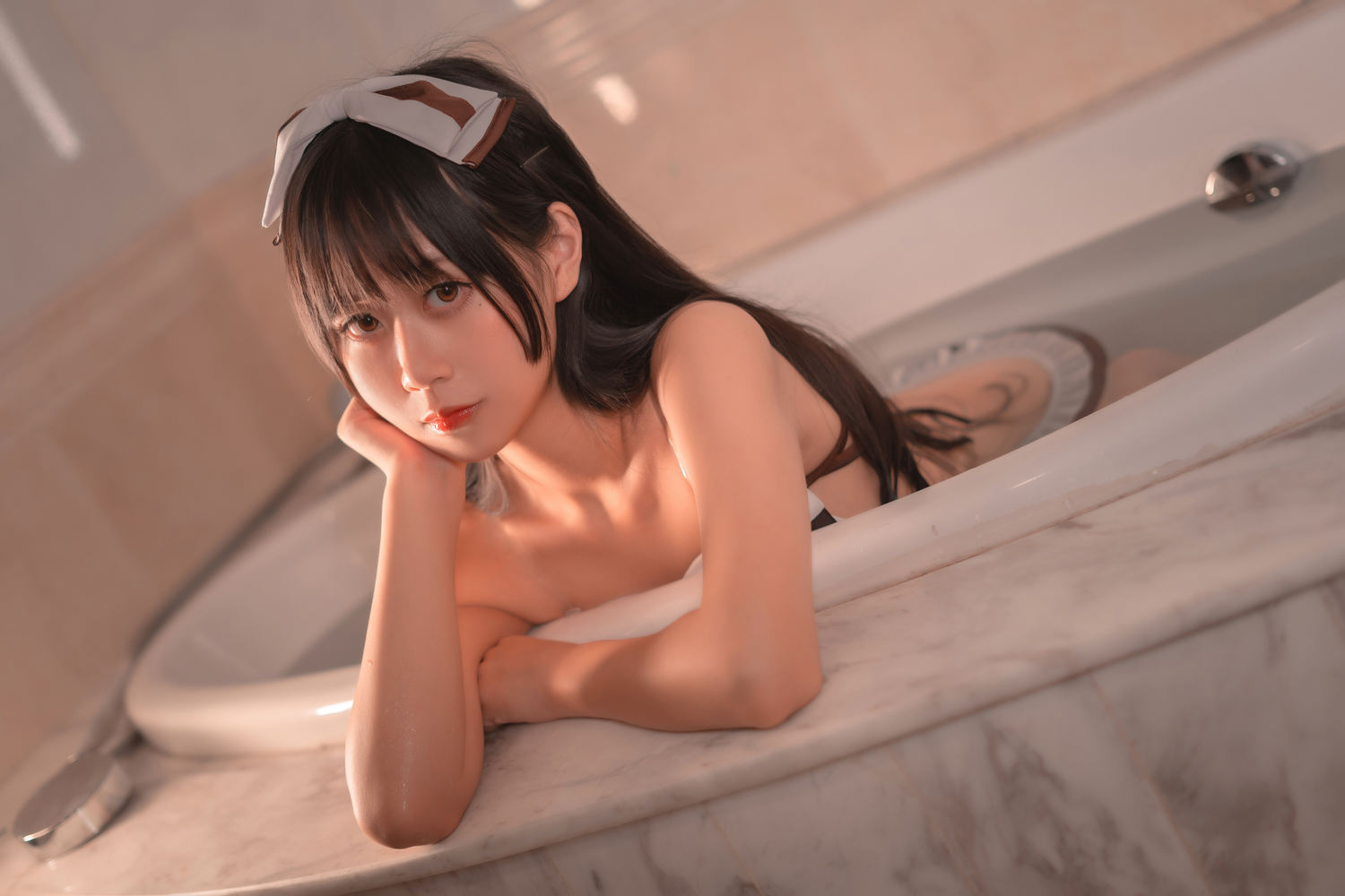 萌芽儿o0 黑猫泳衣 [10P-120MB]