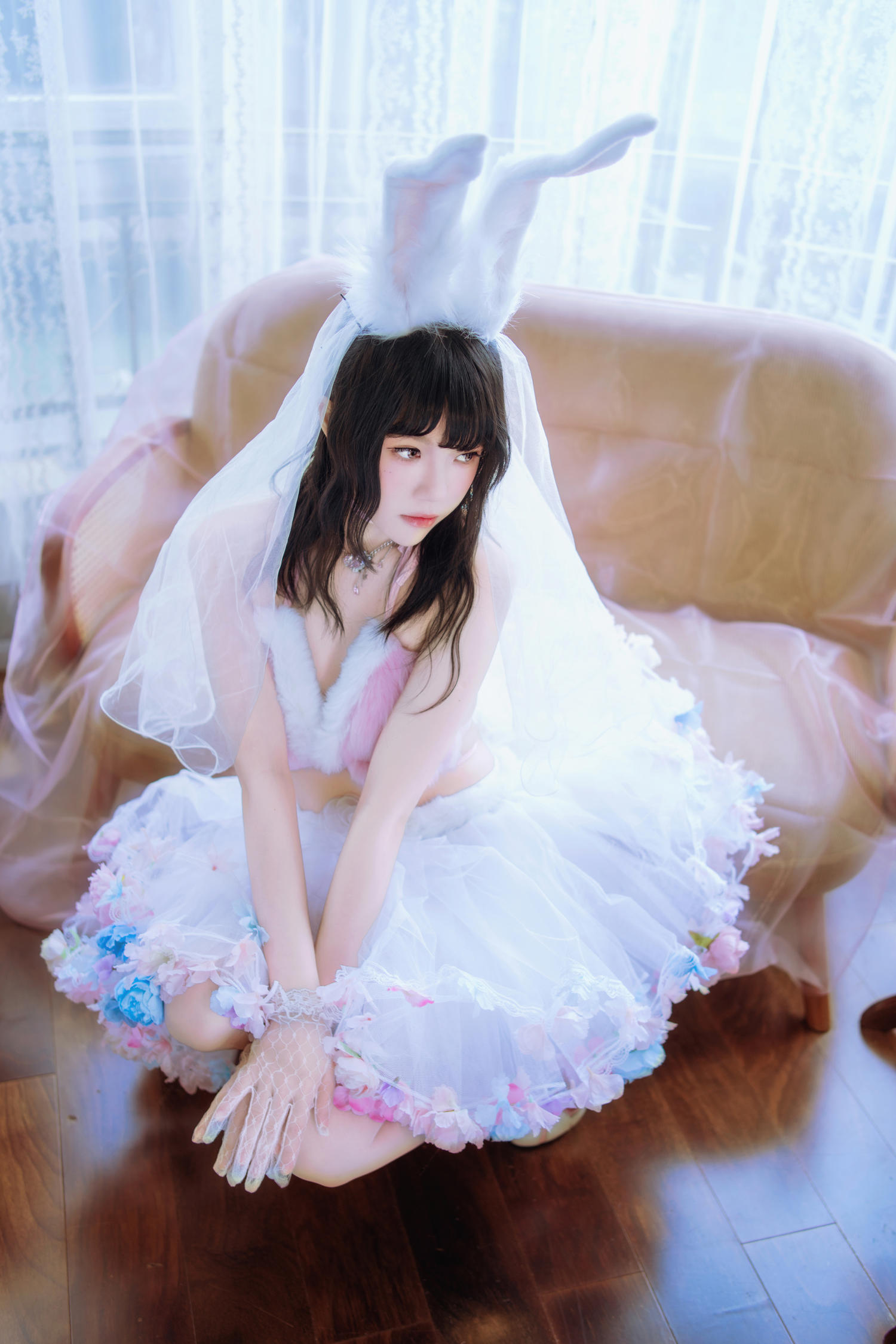 桜桃喵 花嫁兔 [54P2V-929MB]