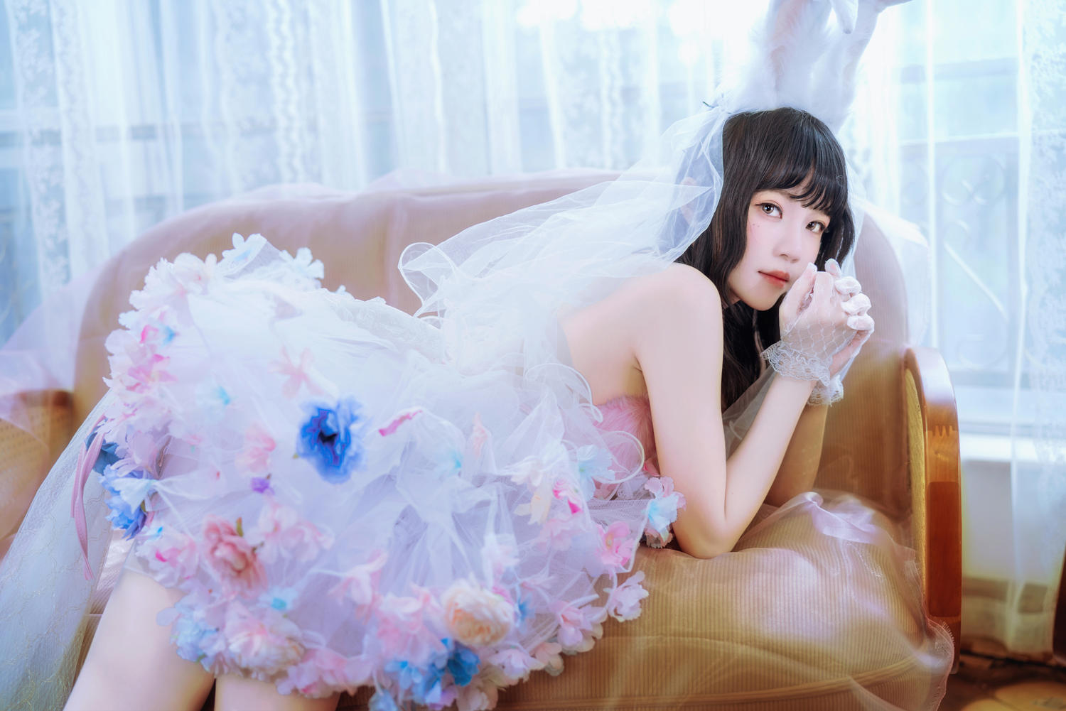 桜桃喵 花嫁兔 [54P2V-929MB]