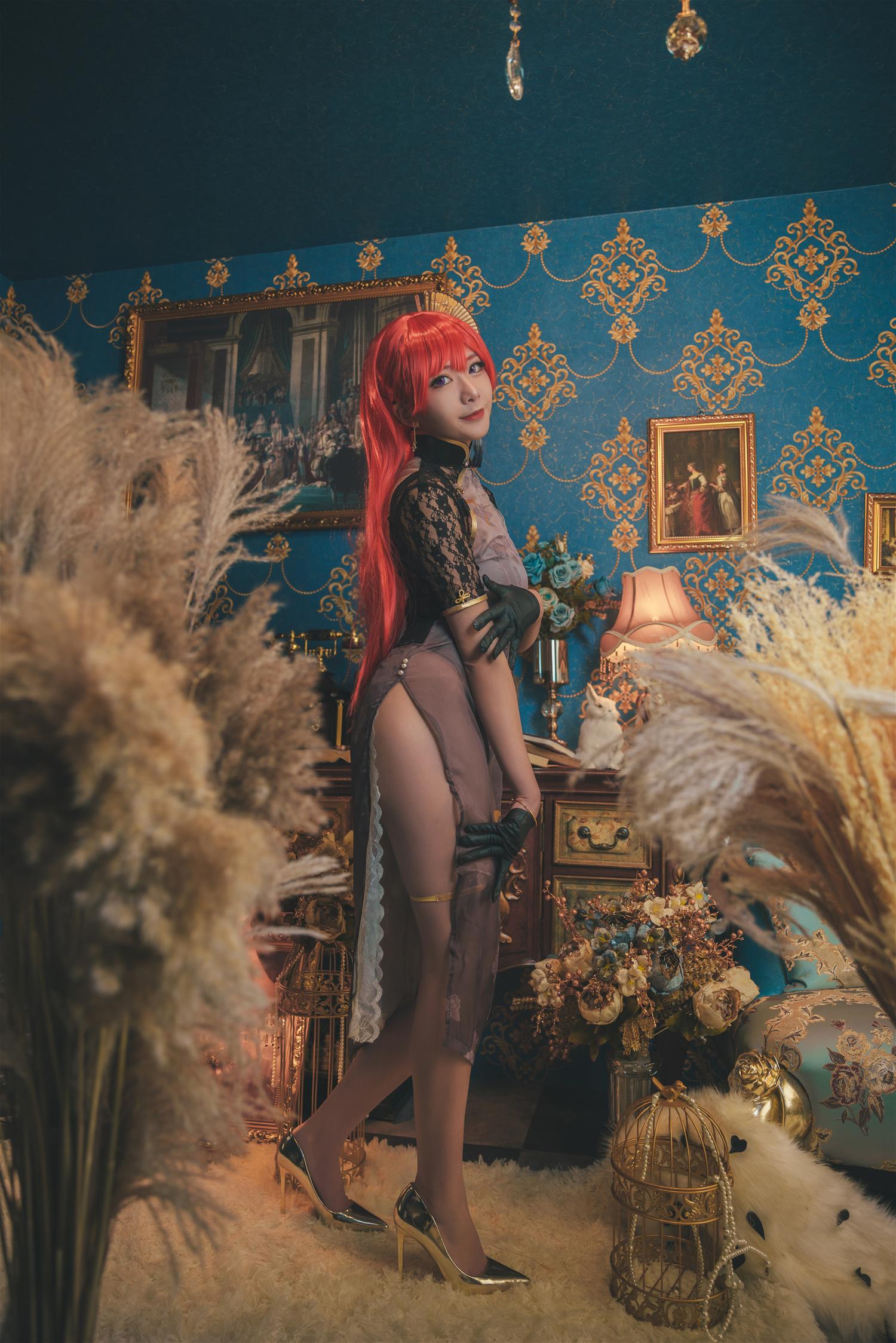 源纱希喵喵喵 君主旗袍 [16P-201MB]