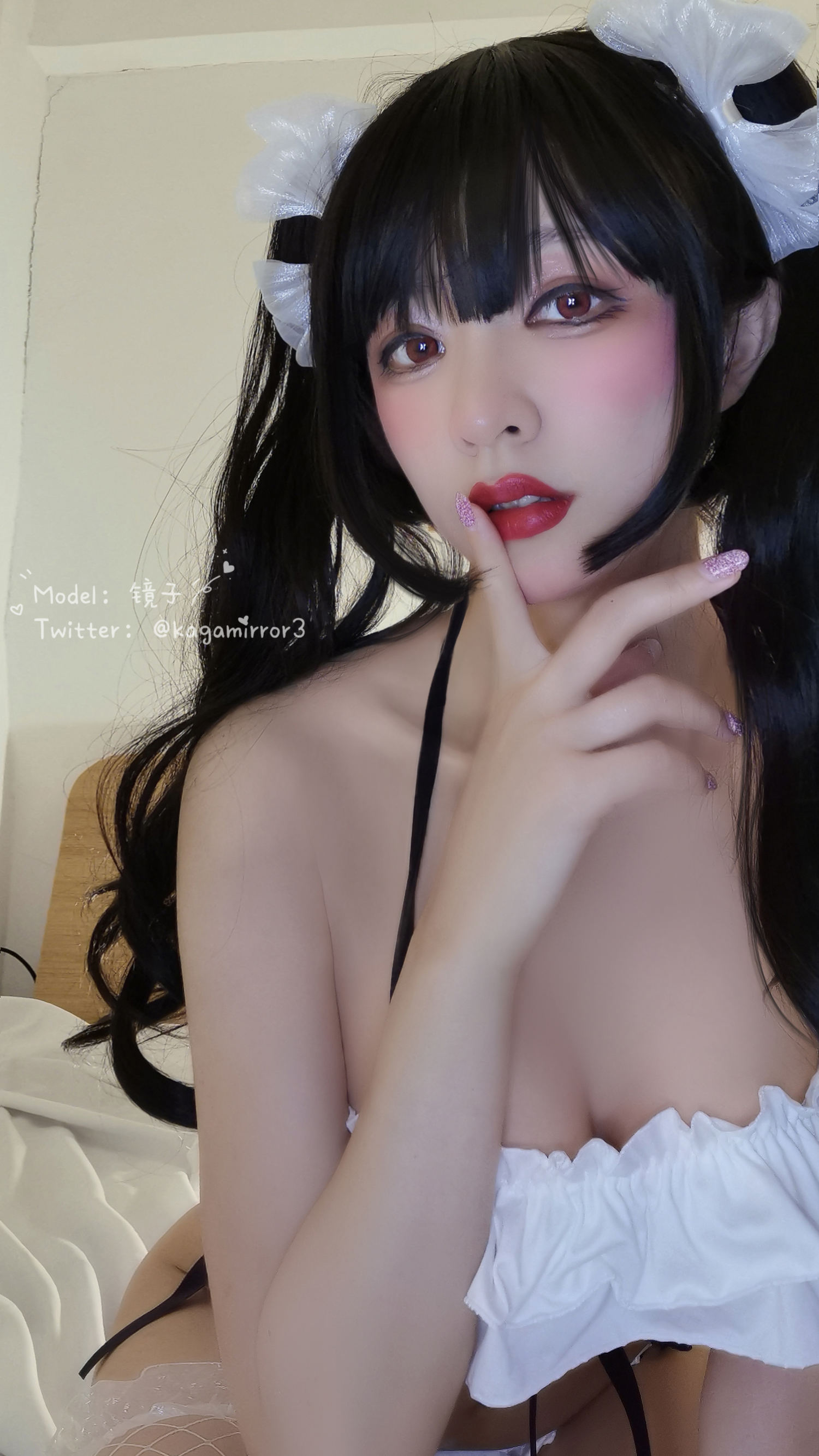 镜子 室内是白色哒 [42P3V-433MB]