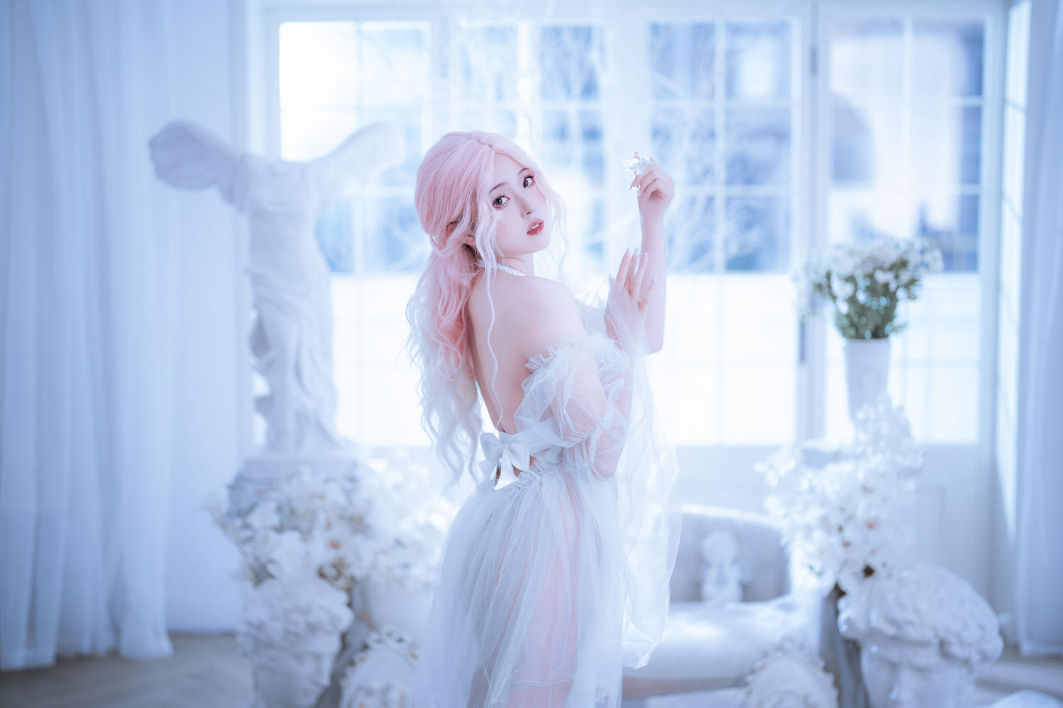 Natsuko夏夏子 白天蛾 [61P-494MB]