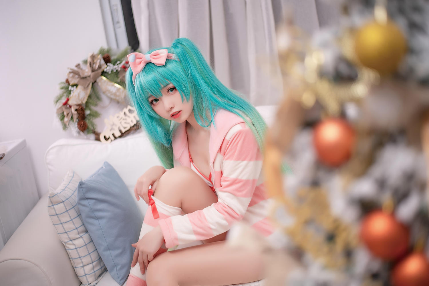 大大卷卷小卷 - miku睡衣 [24P]