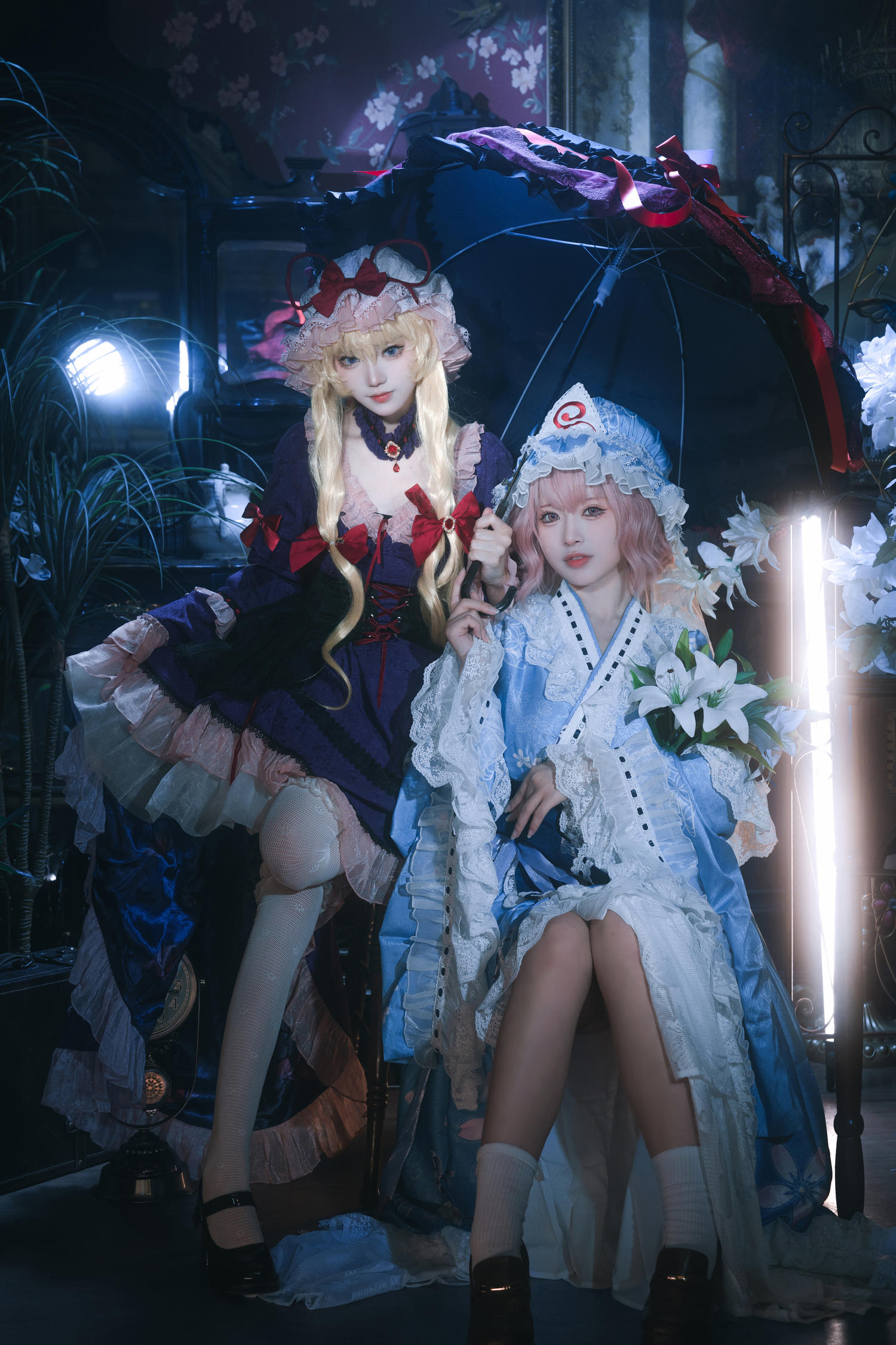 花柒Hana &肃雨雨雨 八云紫&西行寺幽幽子 [16P-71MB]