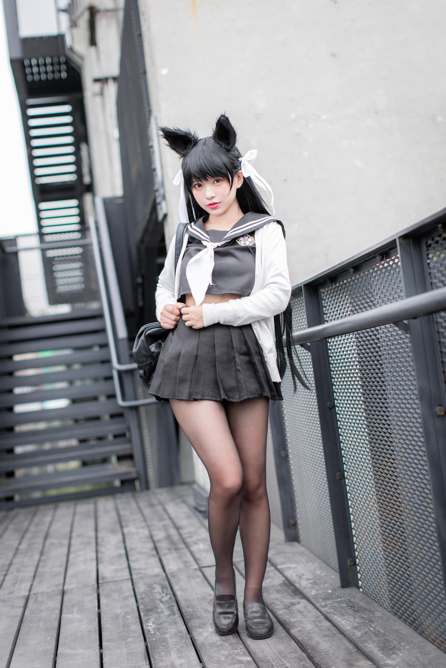 肃雨雨雨 爱宕黑丝JK [10P-152MB]