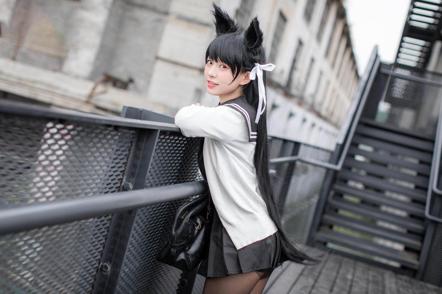 肃雨雨雨 爱宕黑丝JK [10P-152MB]