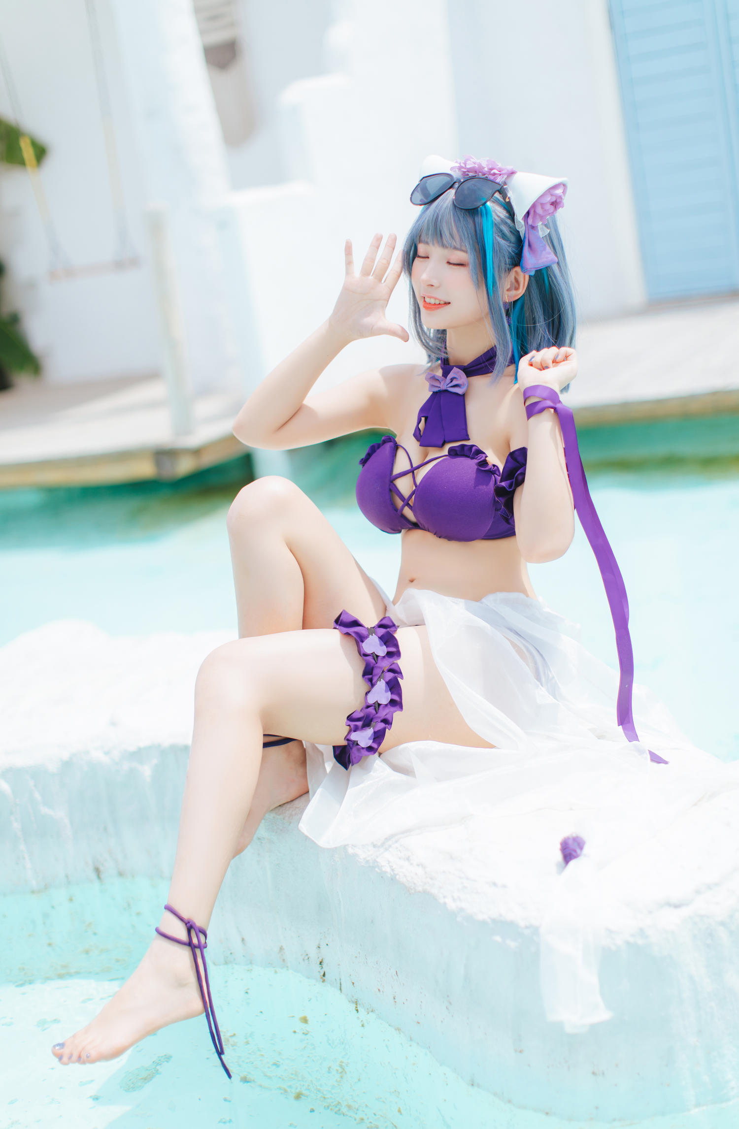 肃雨雨雨 柴郡泳装 [15P-144MB]