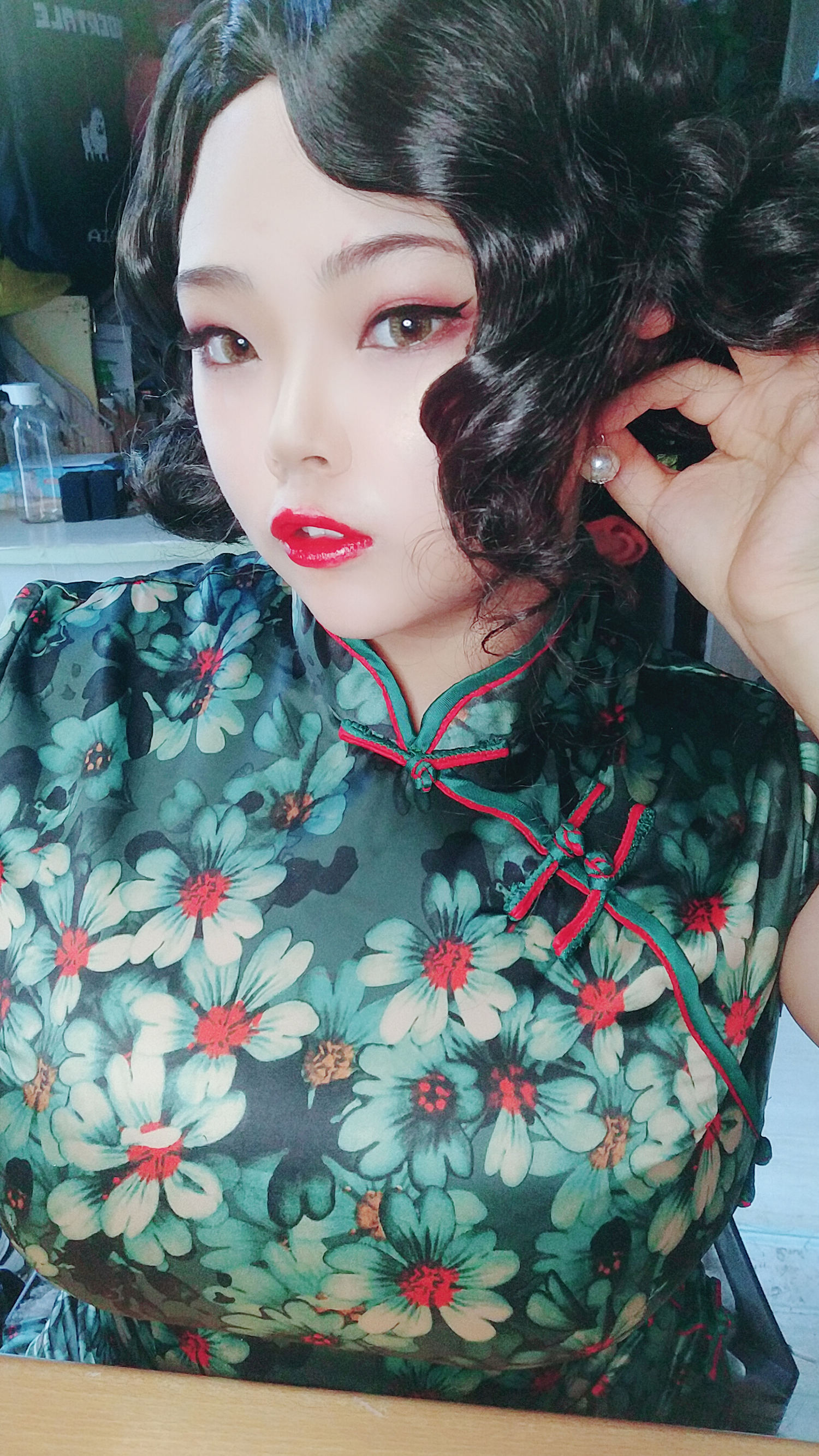 茶杯不泡tea - 青红复古旗袍 [25P]