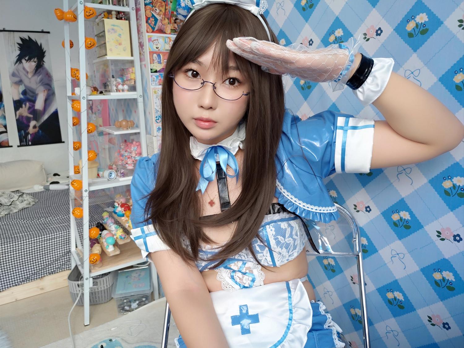 金桔万岁 小护士 蓝 [45P-250MB]