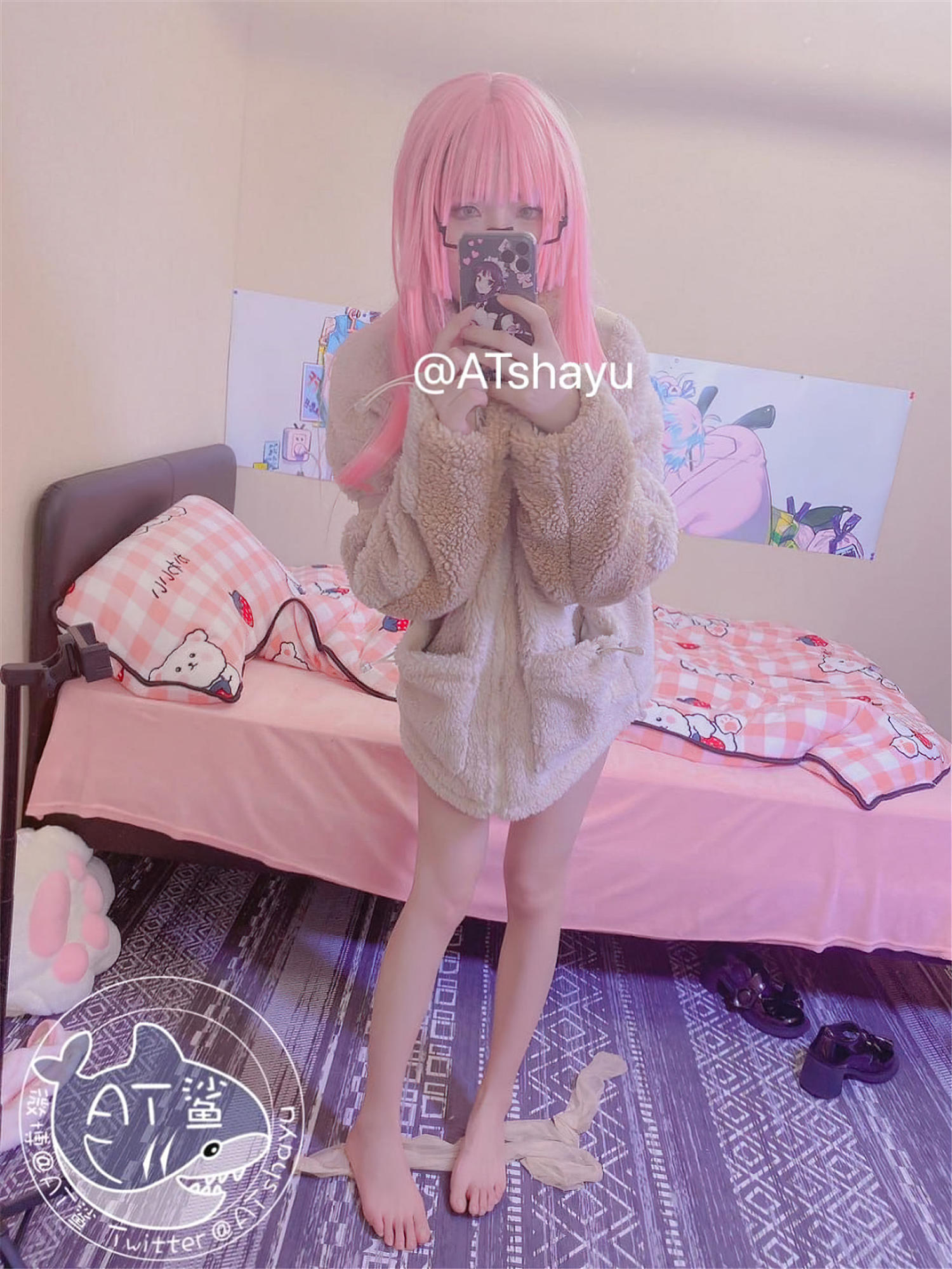 AT鲨 熊熊羊羔绒 [23P-105MB]