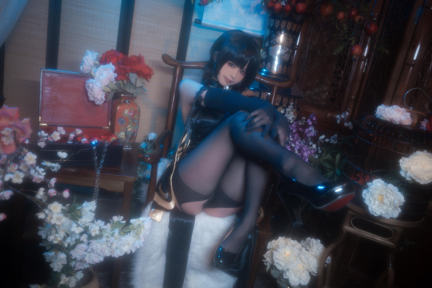 Quan冉有点饿 镇海旗袍 [44P-975MB]