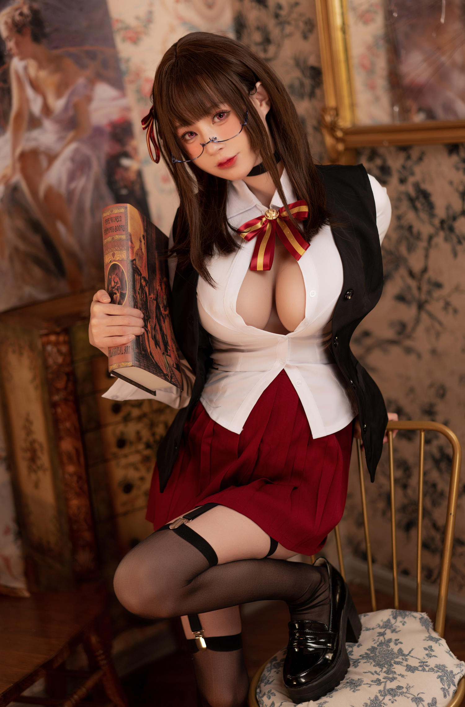 西园寺南歌 魔太郎 图书馆 [25P-129MB]