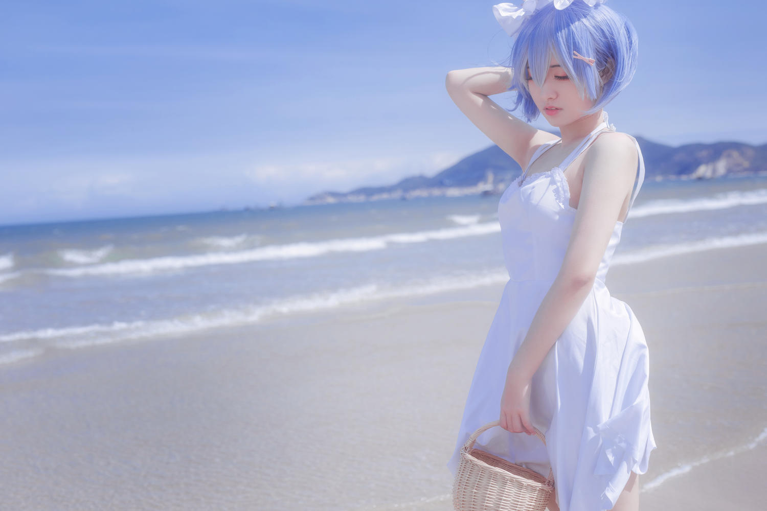 外星嫣子 - 蕾姆白裙 [11P]