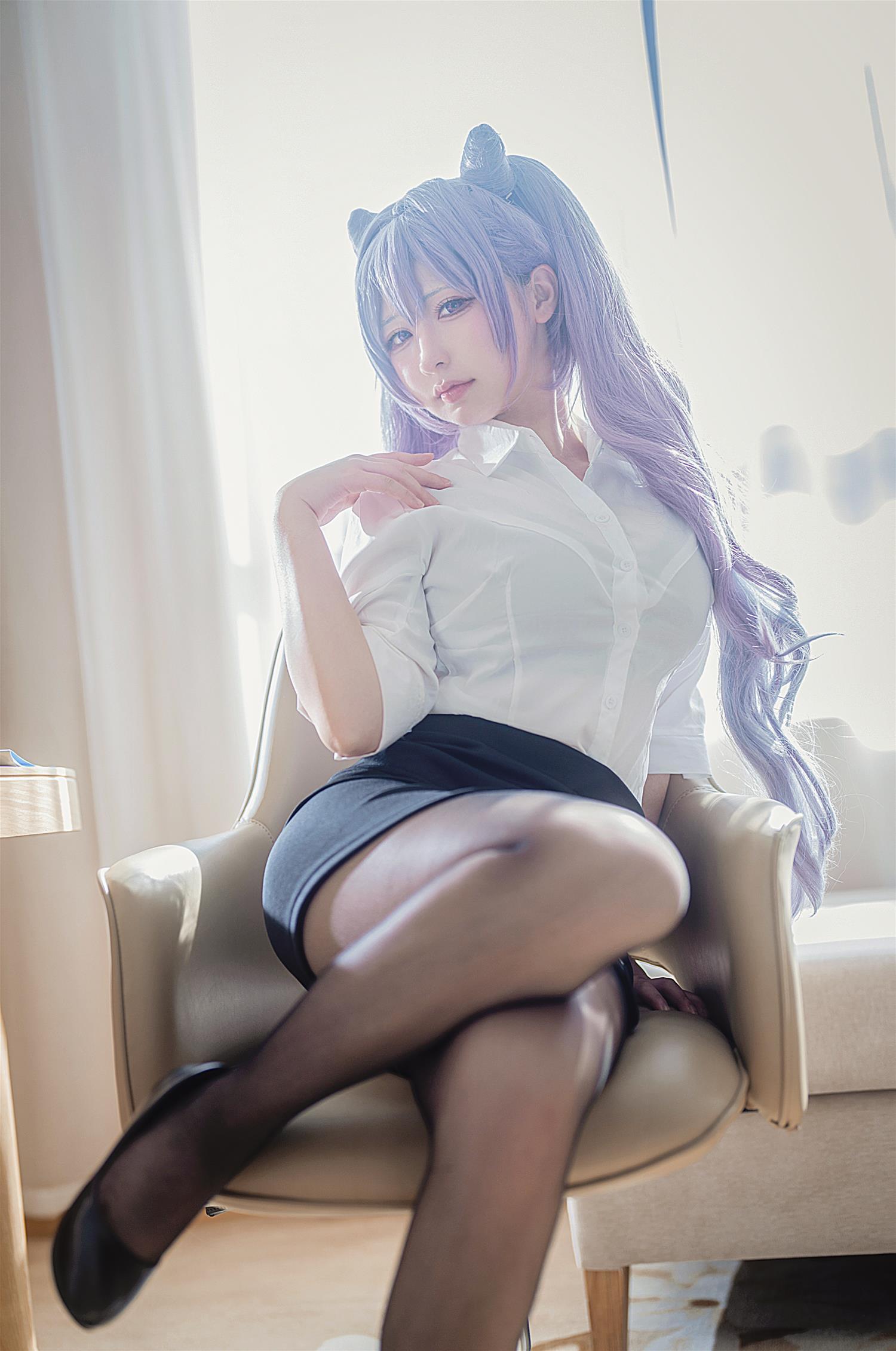 樱梨梨Eriri 刻晴秘书 [23P-166MB]