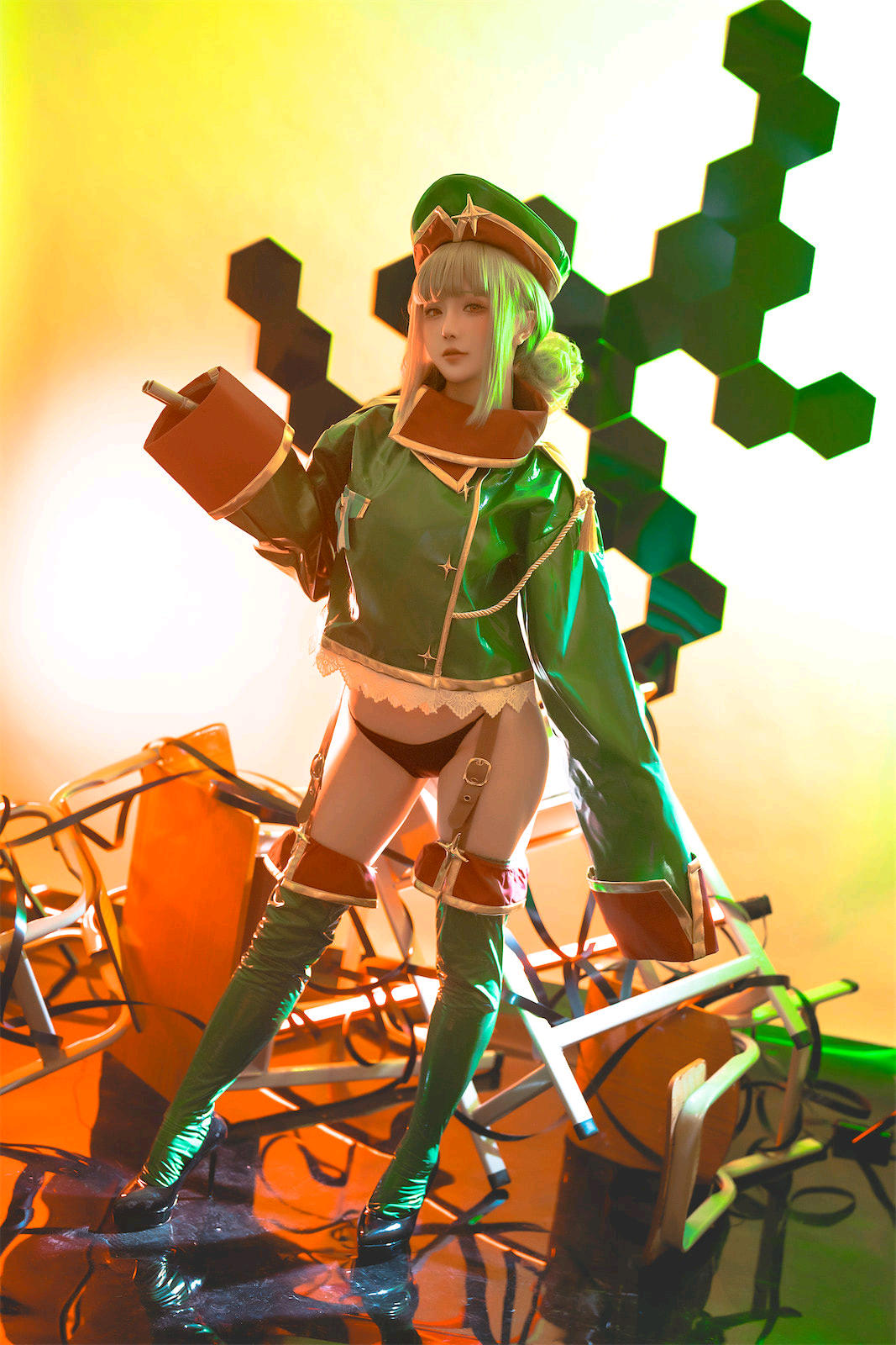 星之迟迟 2024 08月计划A 憧憬成为魔法少女 阿良河基维 豹式装甲 [28P-43MB]