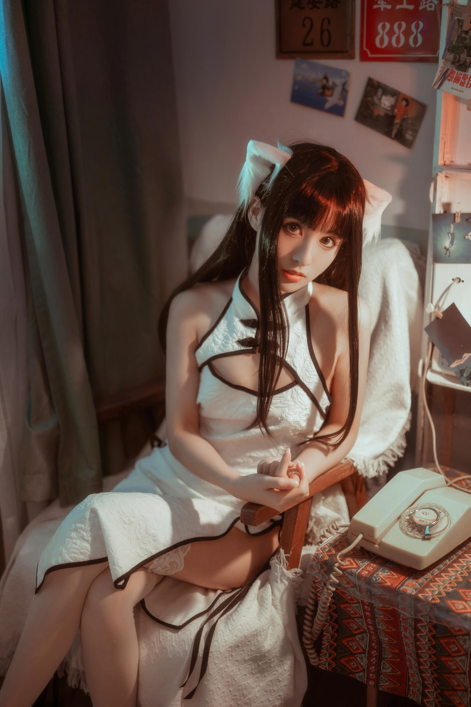 外星嫣子 - 白旗袍 [12P]